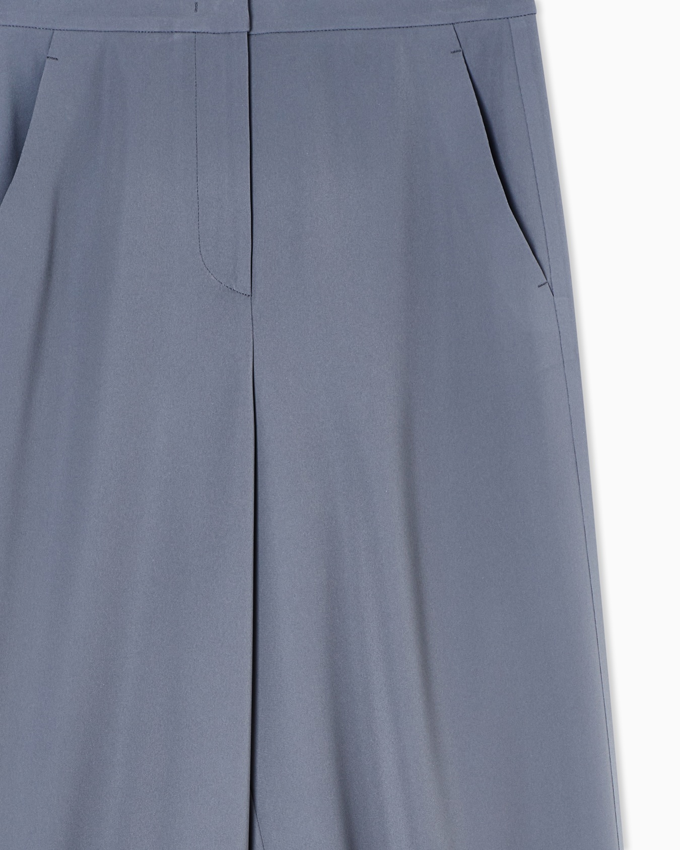 Wide-leg, technical-cady trousers Slide 4