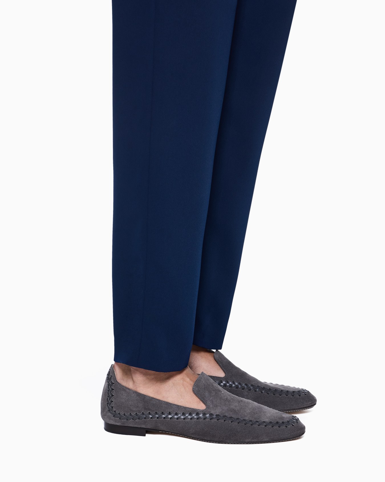 Suede slip-ons with interweaving Slide 6