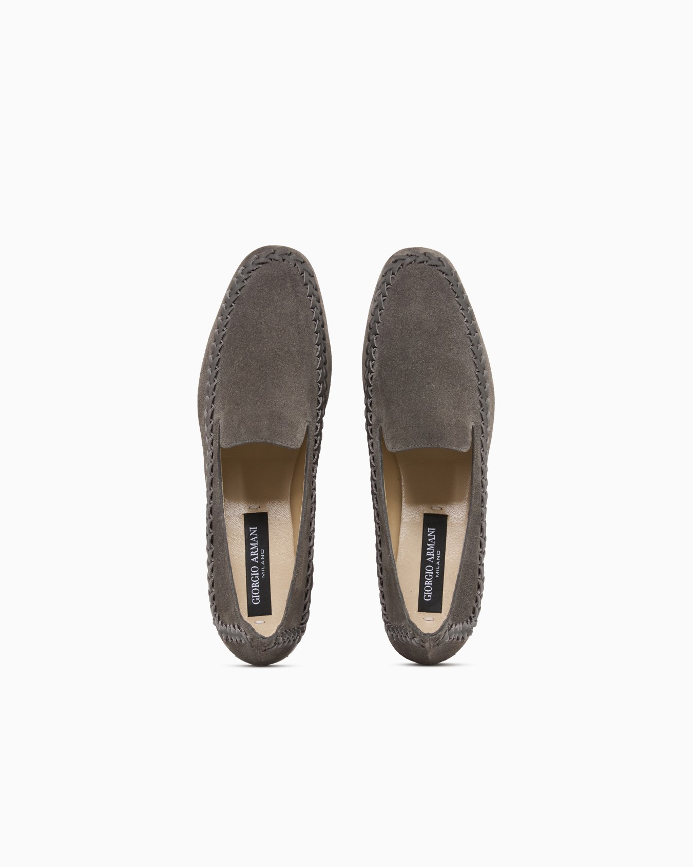 Suede slip-ons with interweaving Slide 2