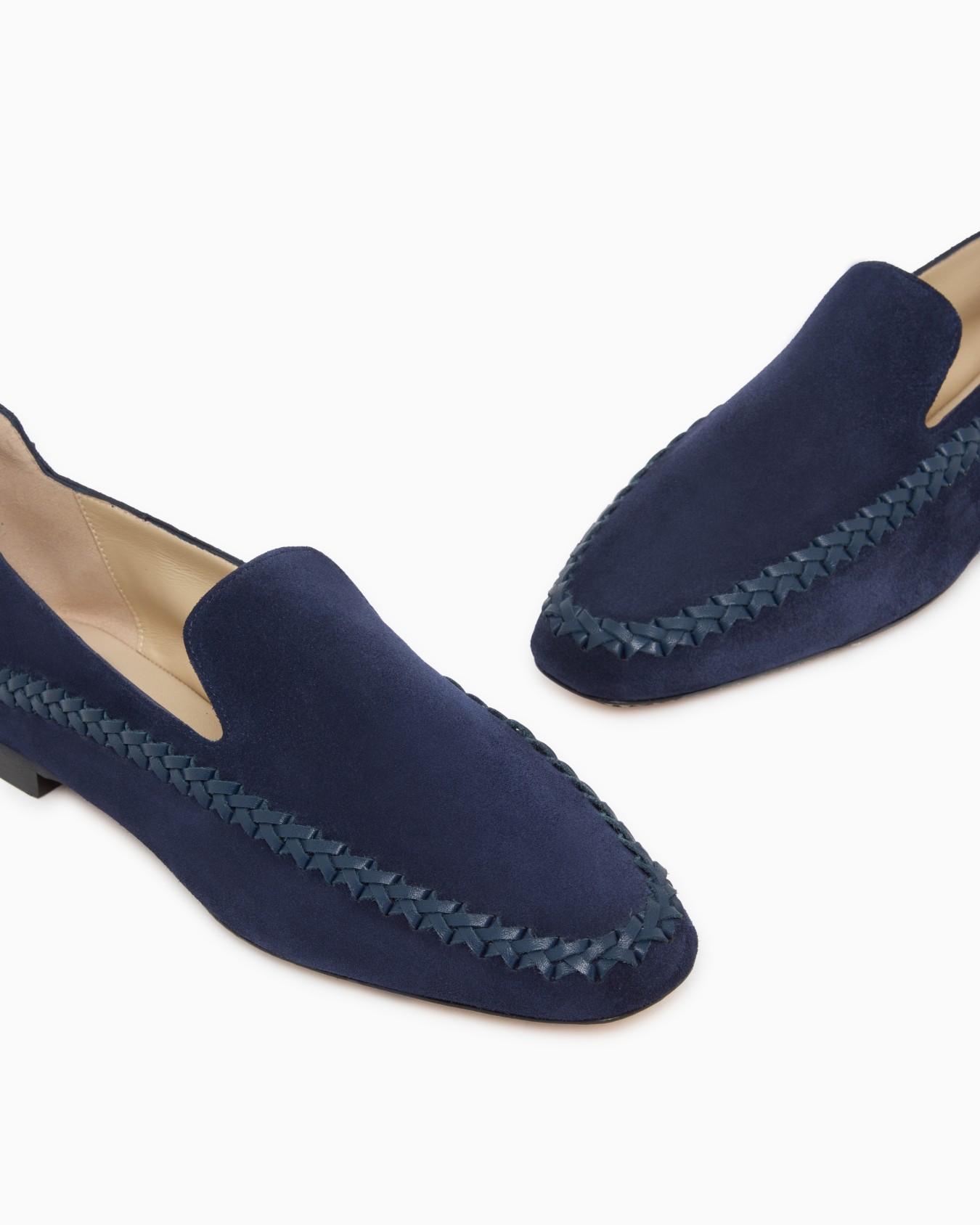 Suede slip-ons with interweaving Slide 4