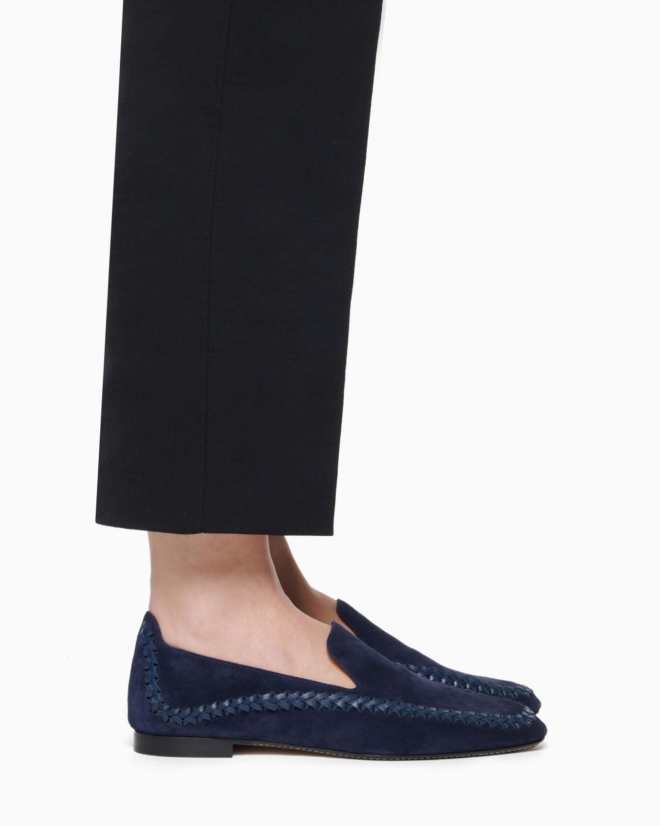 Suede slip-ons with interweaving Slide 6