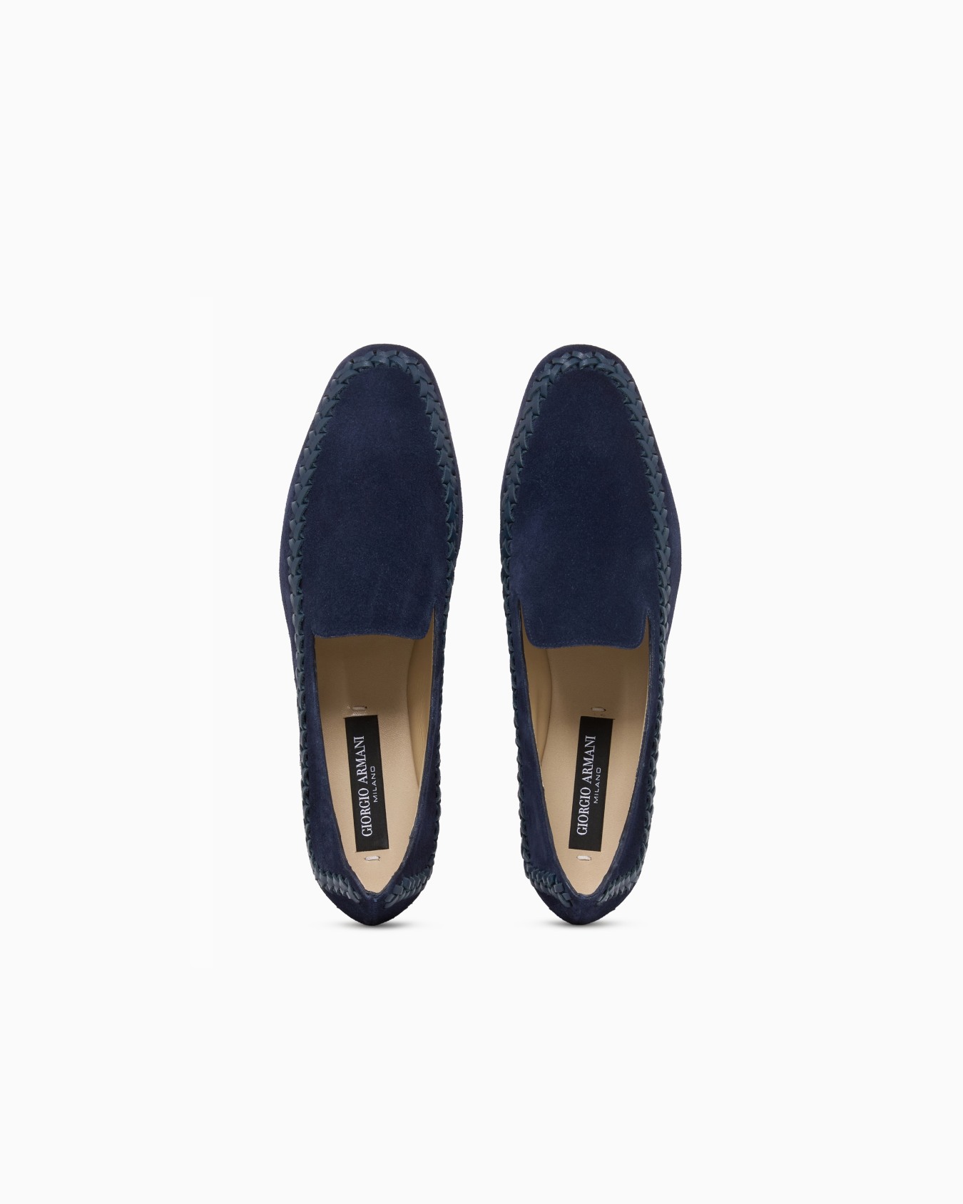 Suede slip-ons with interweaving Slide 2