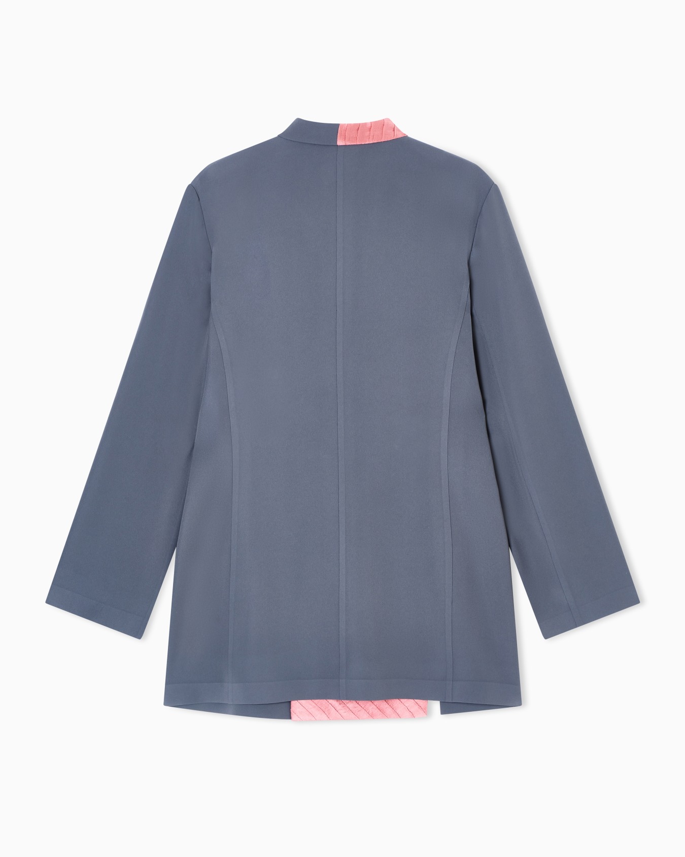 테크니컬 캐디 및 플리츠 실크 롱 재킷 슬라이드 2