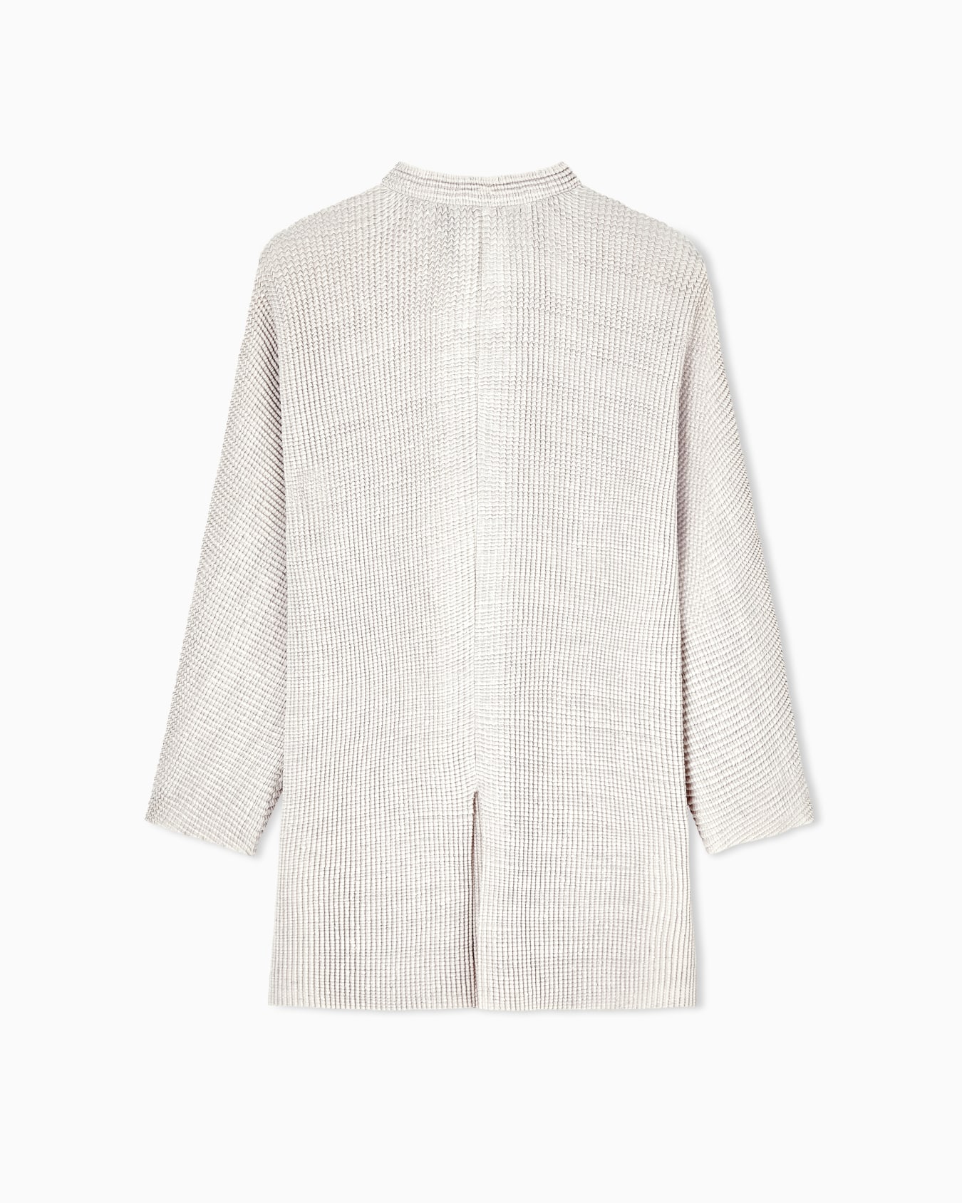 Giacca in maglia di misto viscosa plissè Slide 3