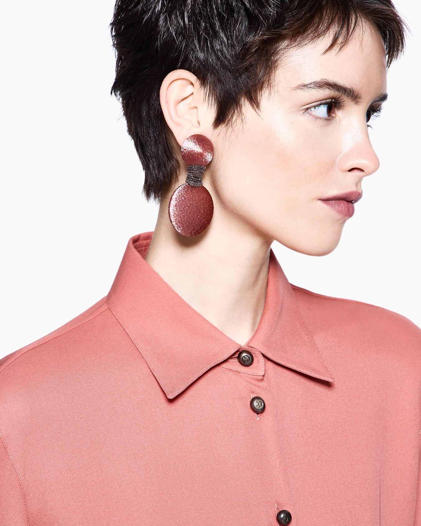 Triple silk georgette shirt Slide 4