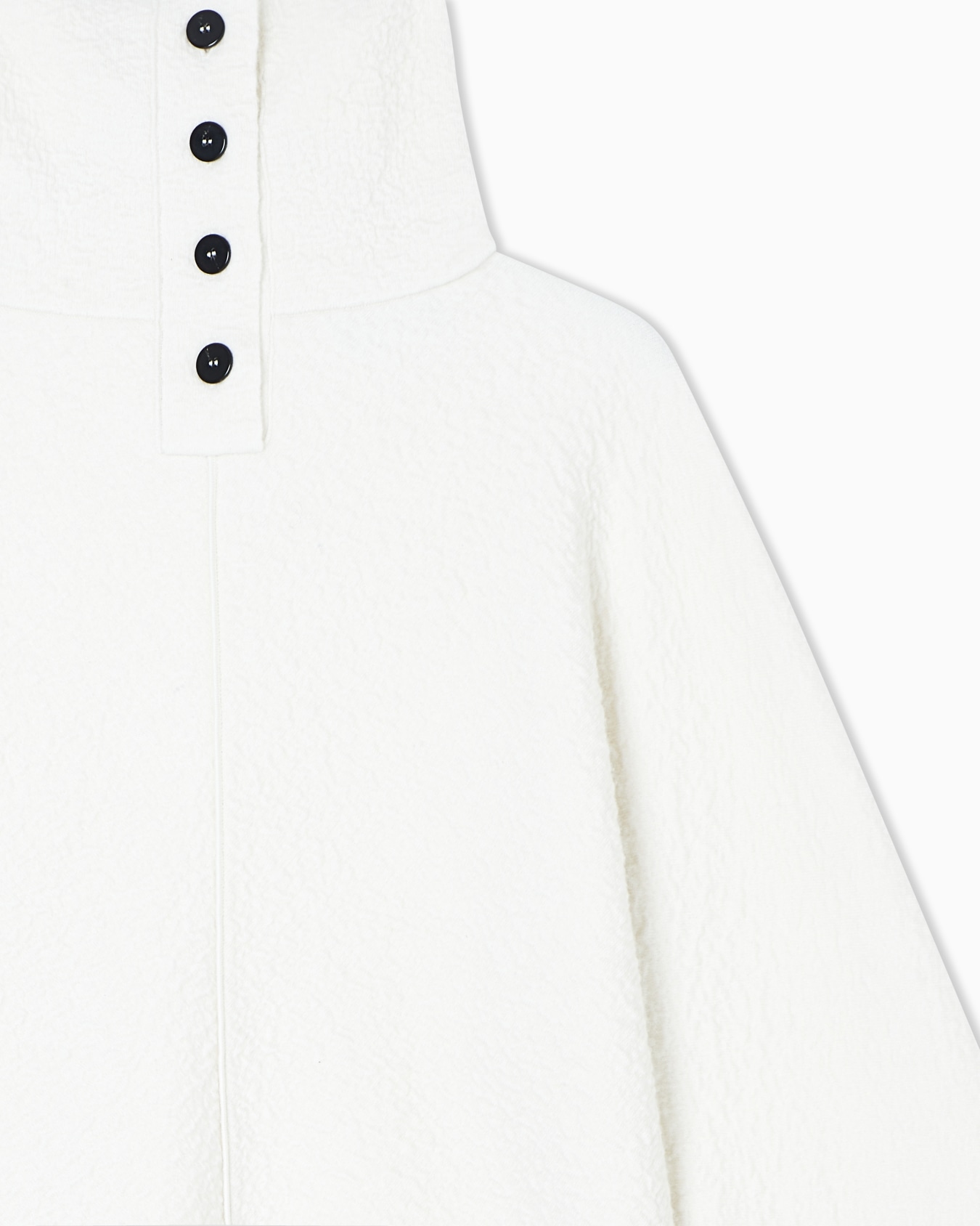 Viscose, cashmere and silk mock-neck jumper Slide 5