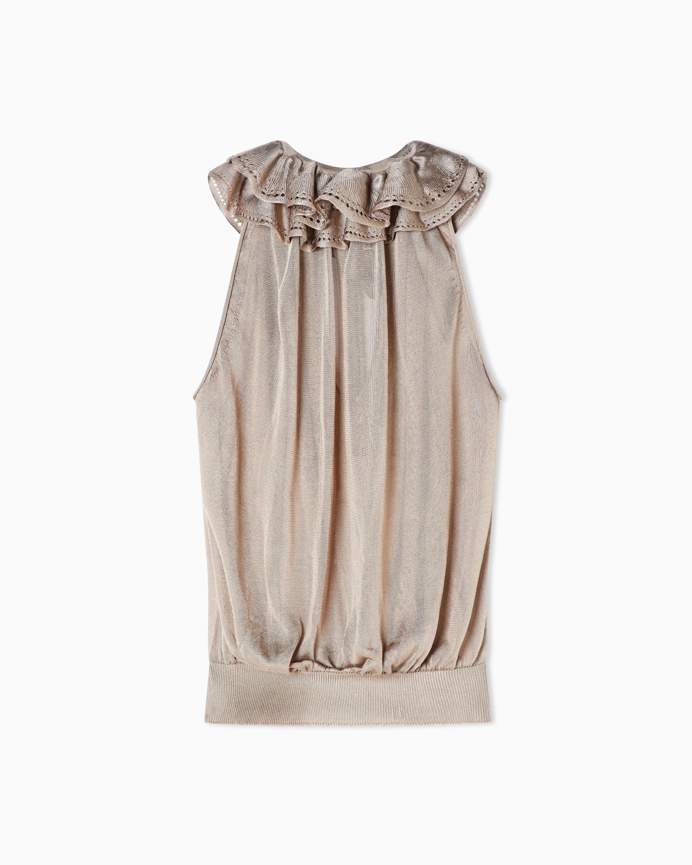 Viscose top with ASV ruffles Slide 2