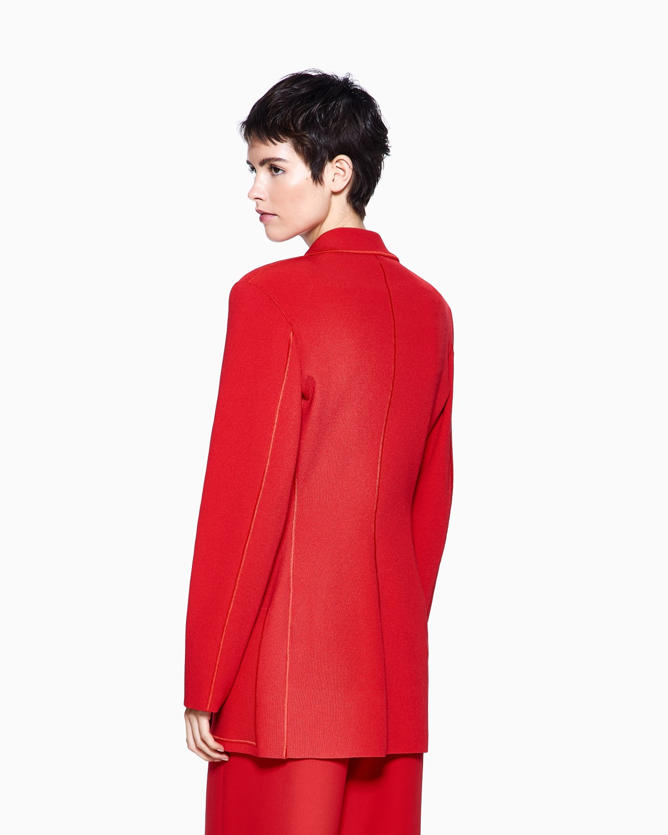  ASV viscose-blend knit single-breasted jacket Slide 2