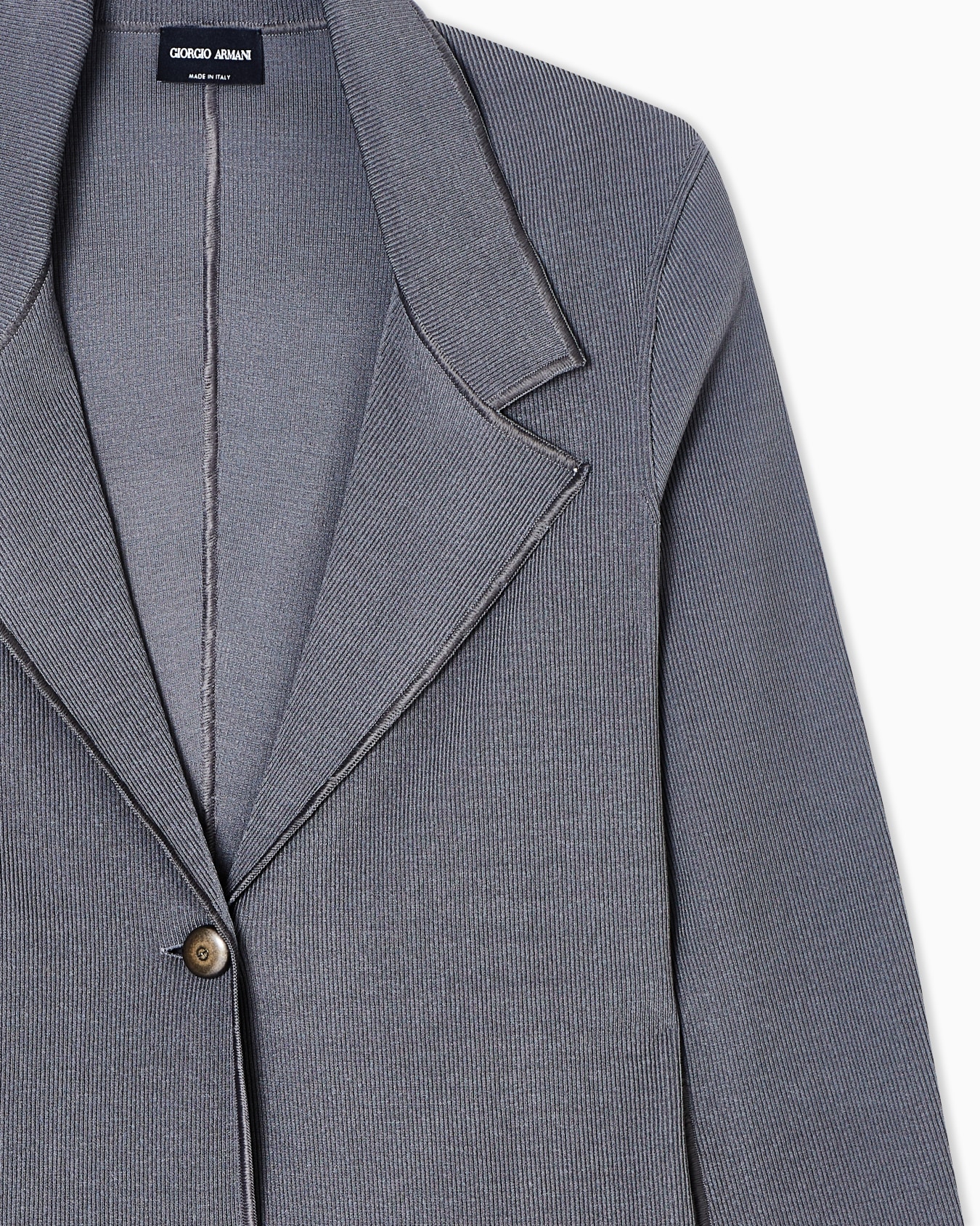  ASV viscose-blend knit single-breasted jacket Slide 4