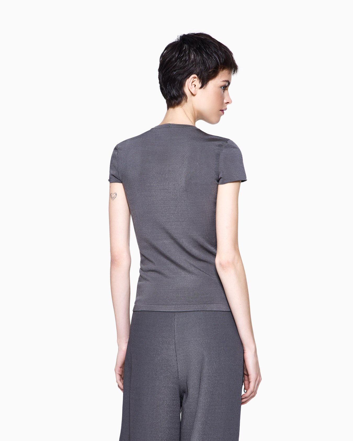 ASV クルーネックセーター ビスコース スライドする 2