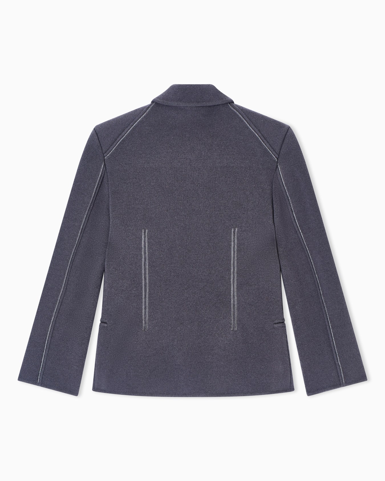 Single-breasted short jacket in cashmere Slide 3