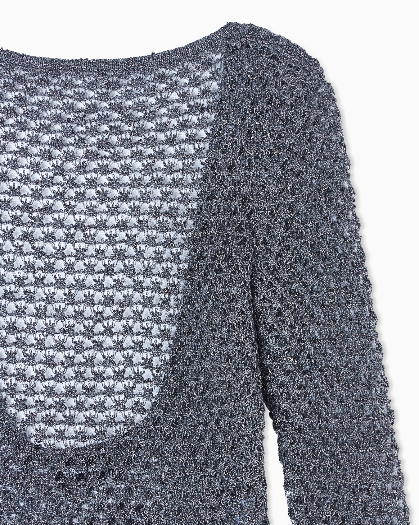 Pullover aus Viskose und Metallic-Wolle Folie 5