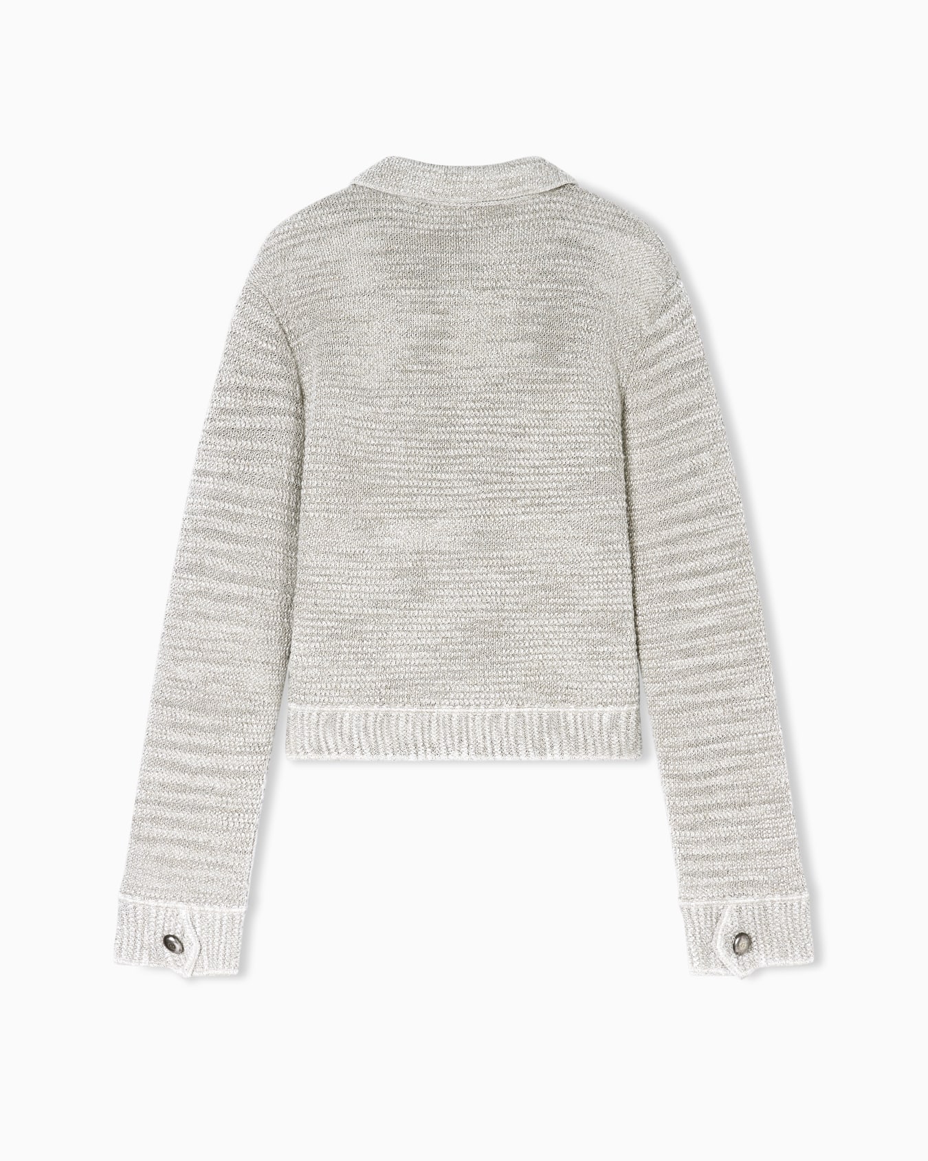 Blouson in maglia di viscosa e lino Slide 3