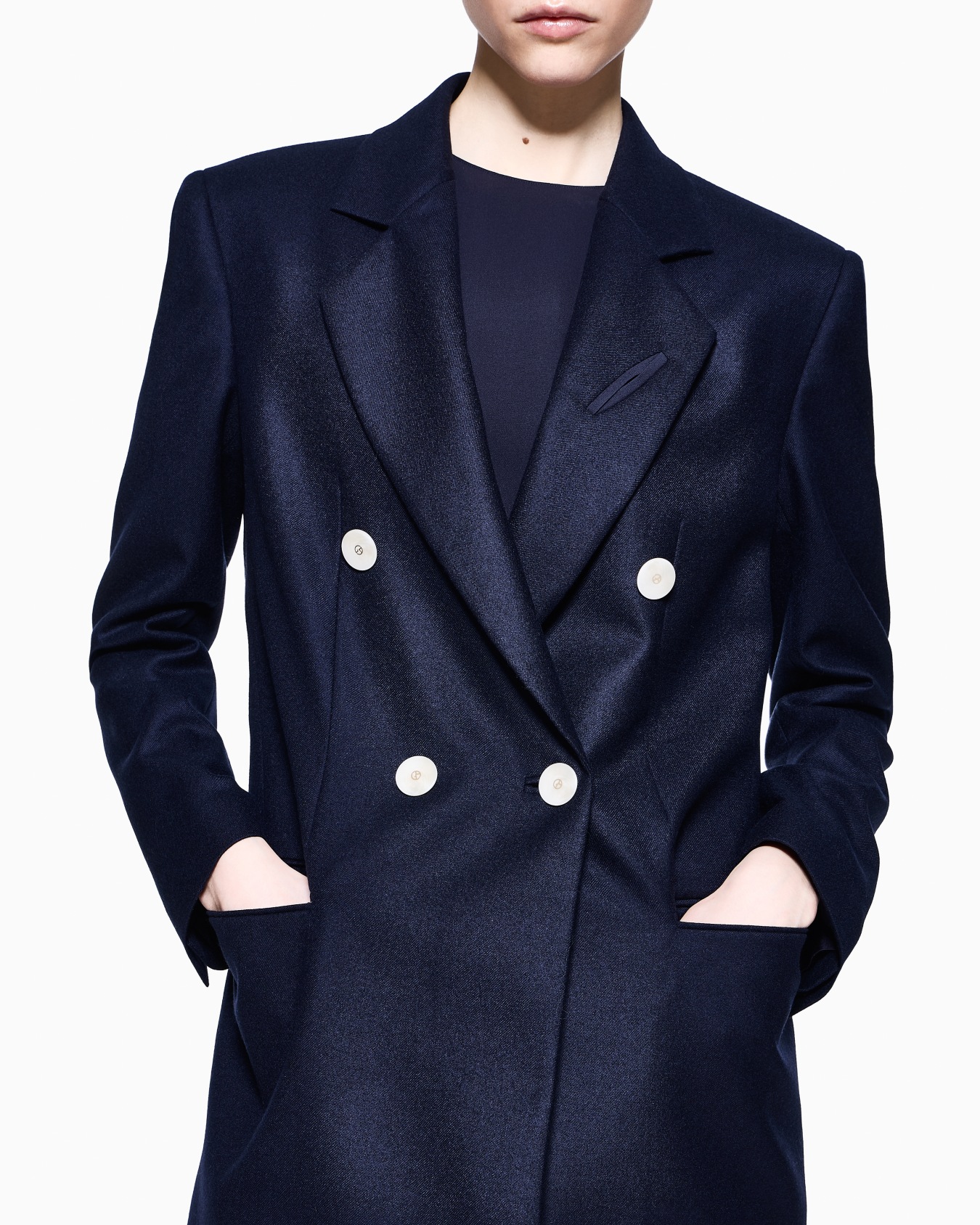 Doppelreihiges Sakko aus Kaschmirflanell Folie 5