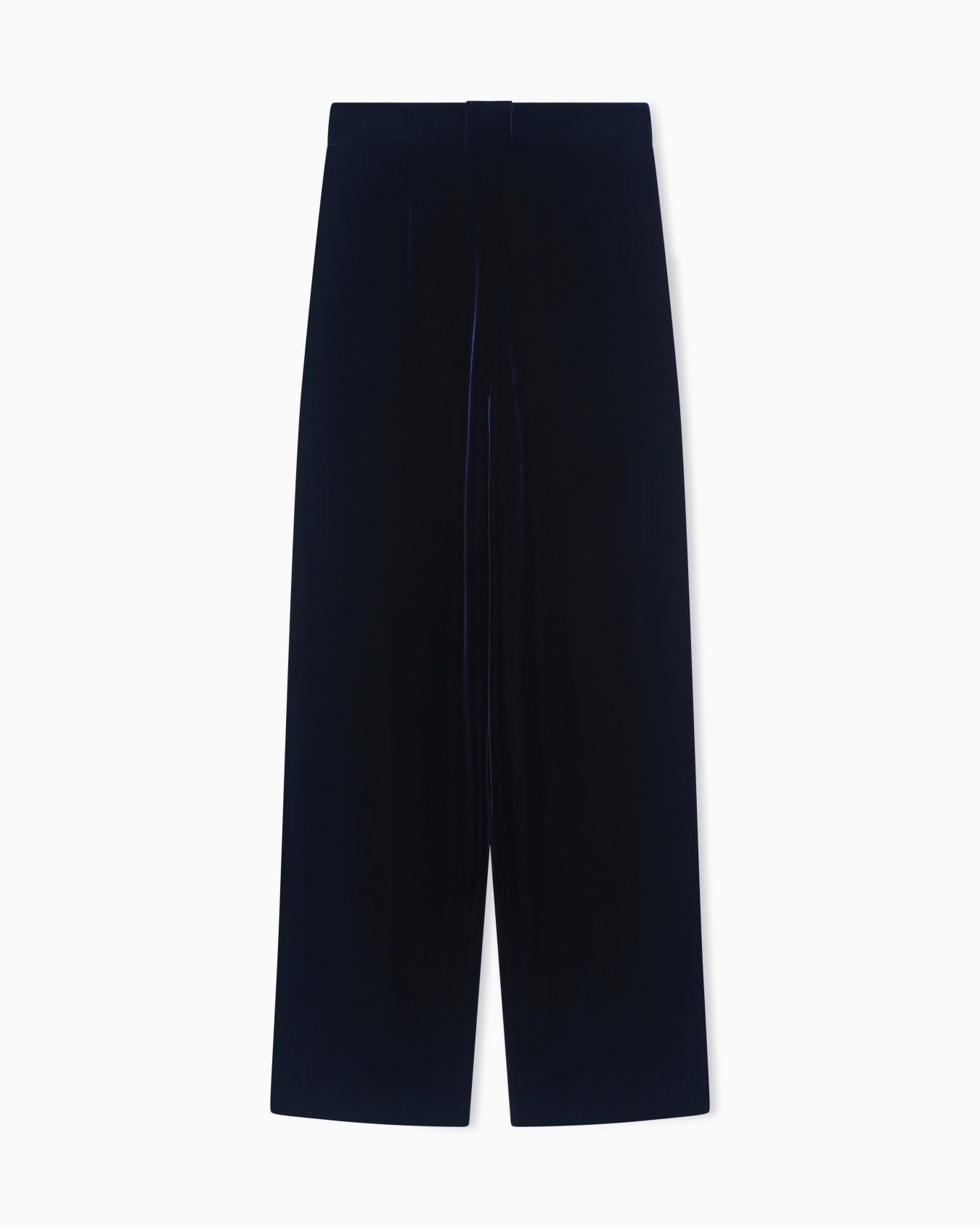 Double-darted velvet trousers Slide 3