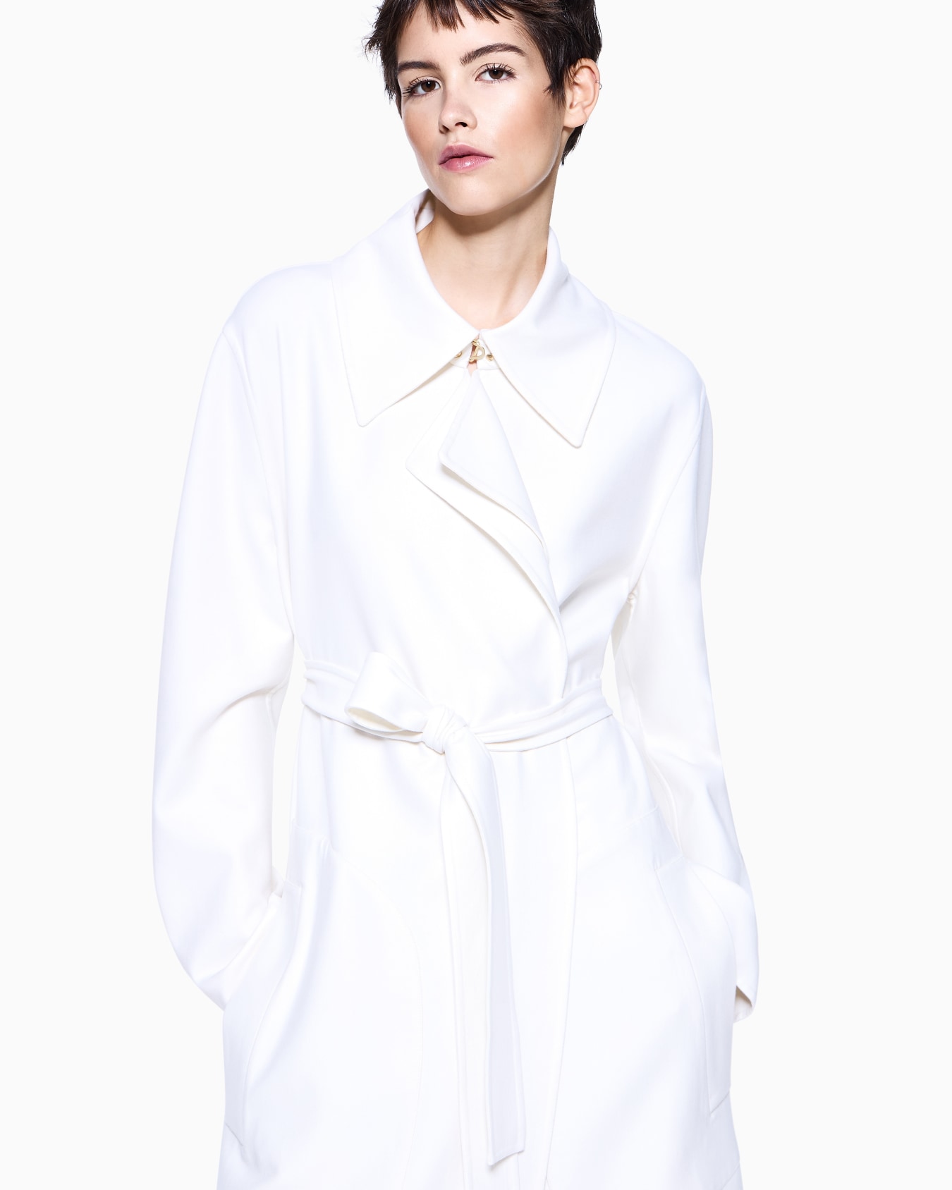 Virgin-wool long coat Slide 3