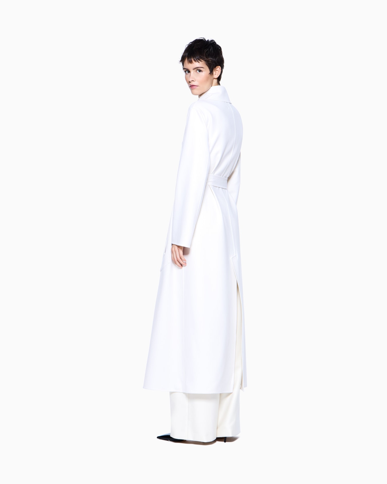 Virgin-wool long coat Slide 2