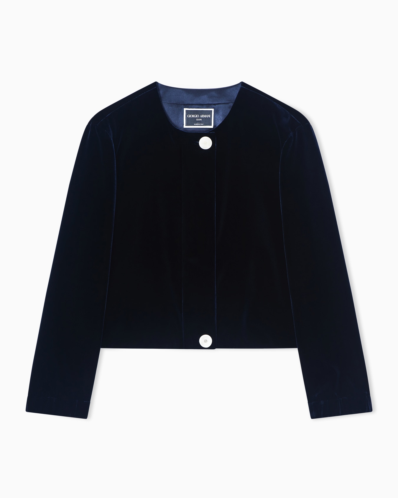 Short, velvet jacket Slide 0