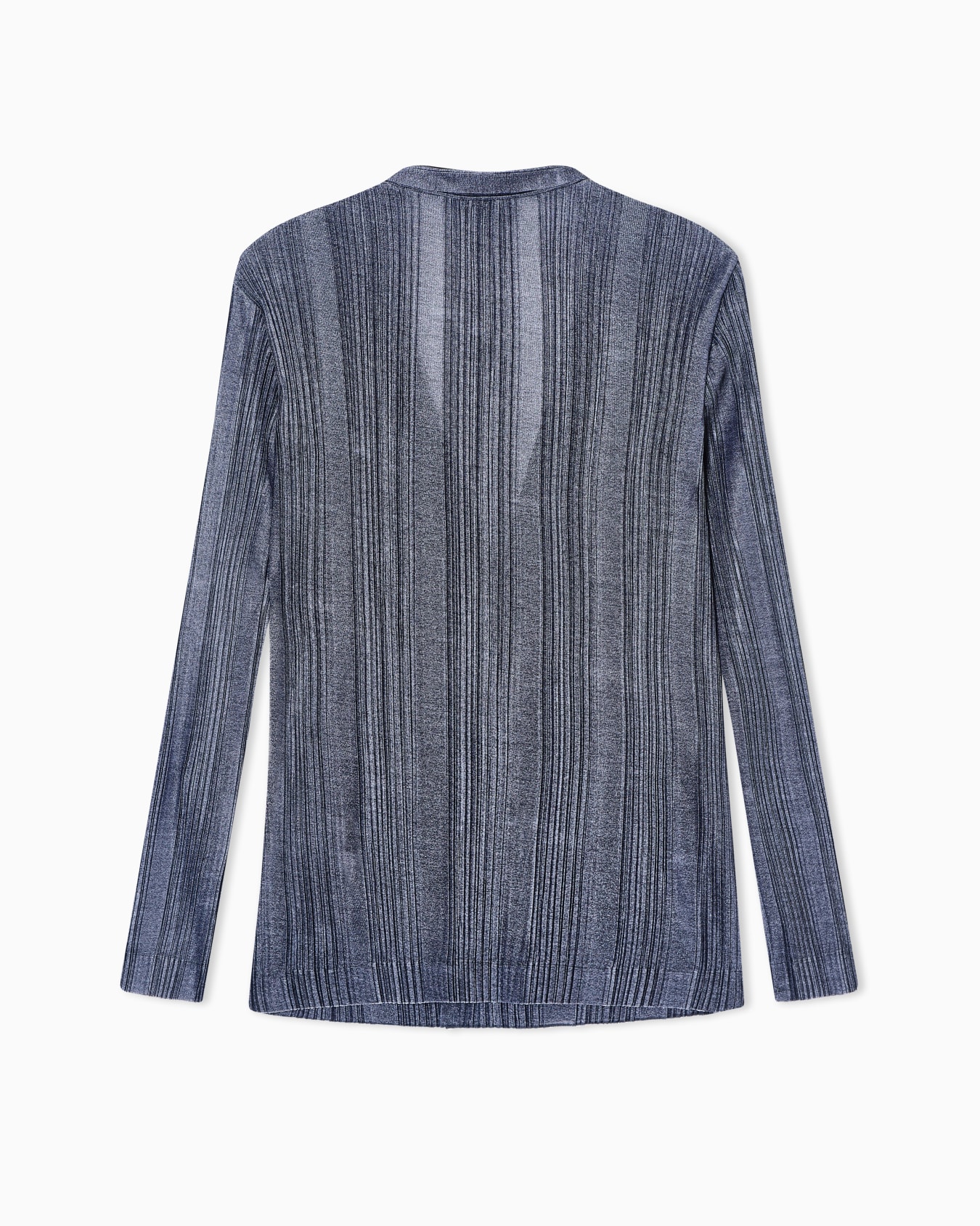 ASV single-breasted jacket in two-tone pleated jersey Slide 2