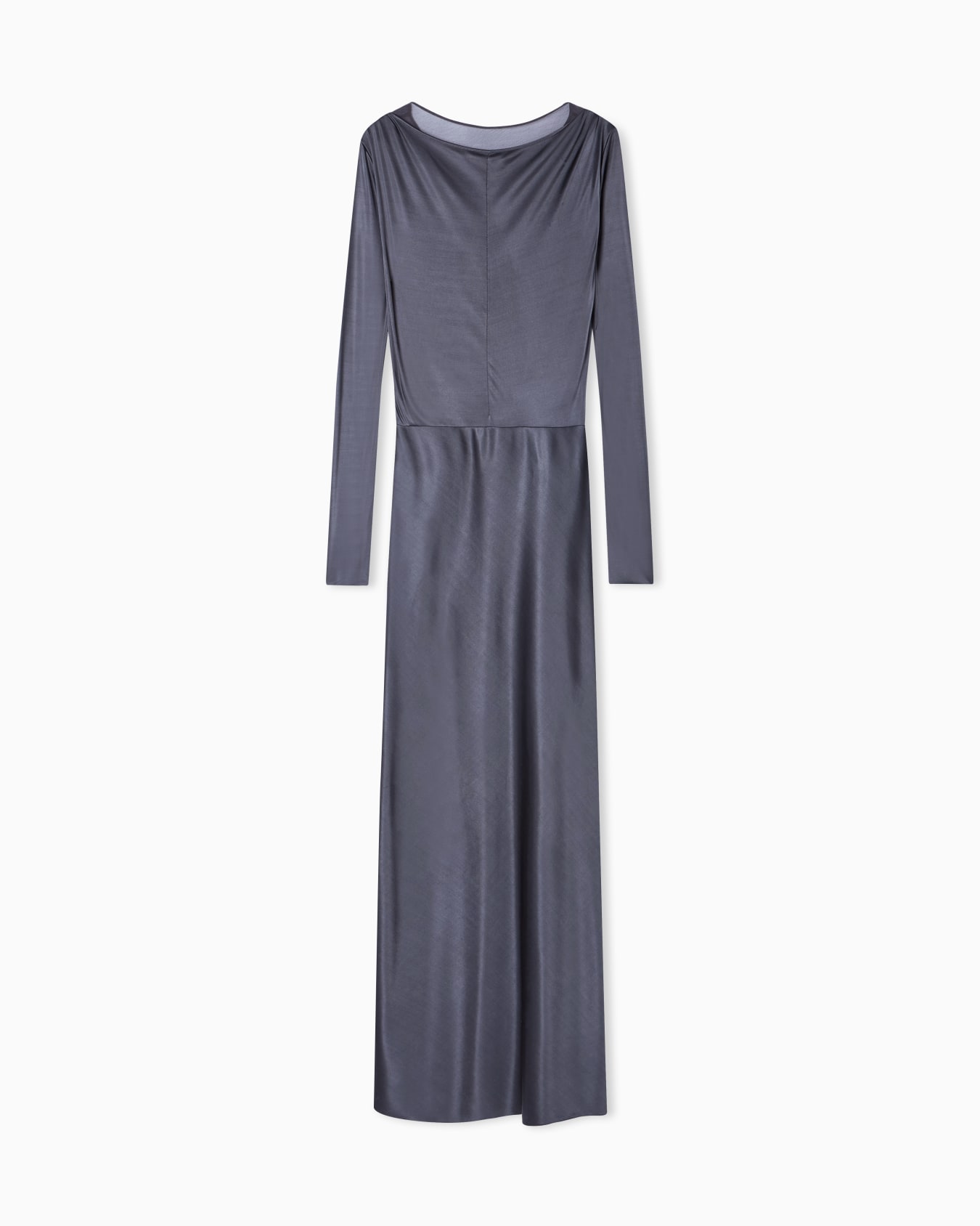 ASV shiny viscose jersey long dress Slide 3