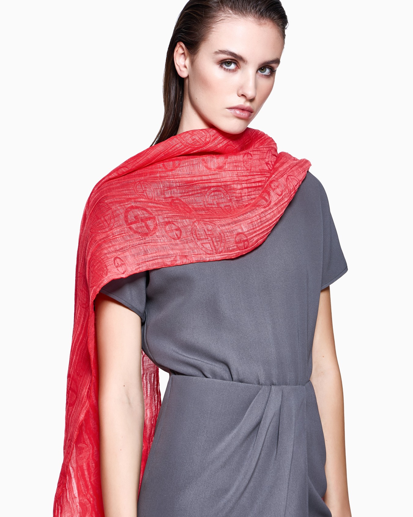 ストール フロワセジャカードシルク スライドする 2