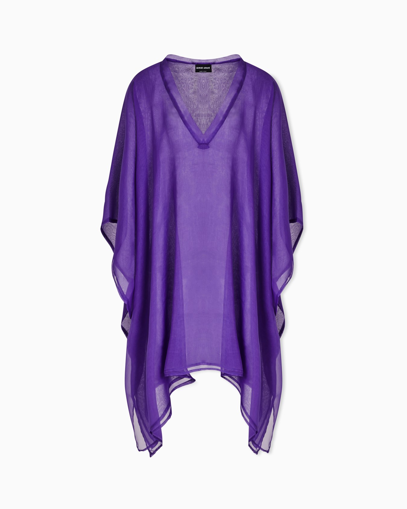 Silk poncho Slide 0