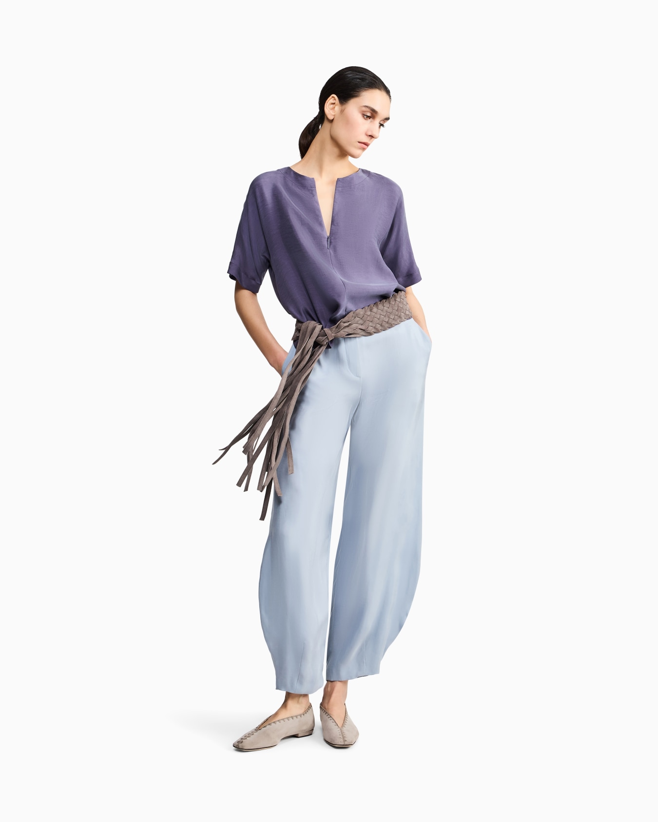 ASV short-sleeved cupro shirt Slide 1