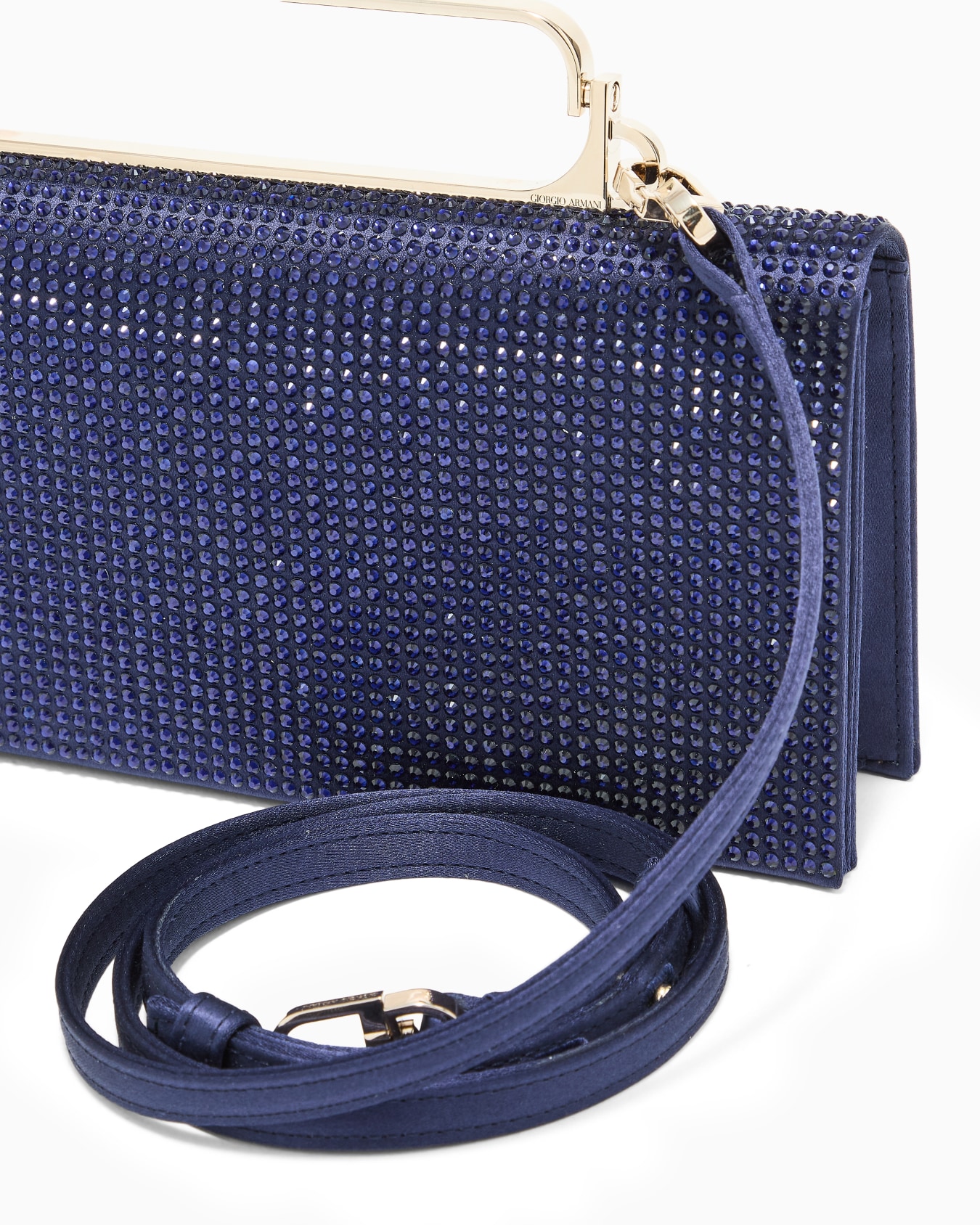 Clutch in raso e strass Slide 4