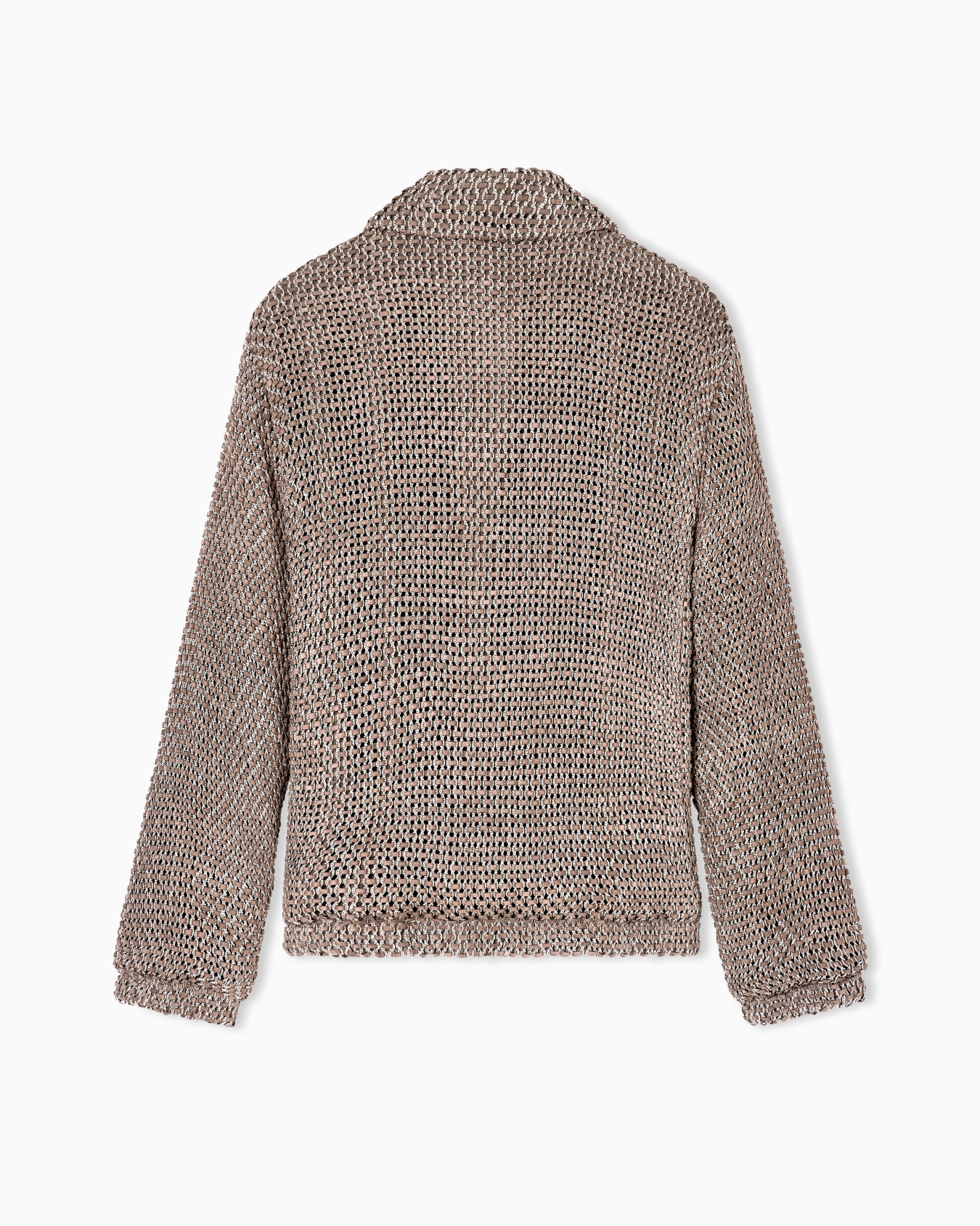 Woven lambskin suede blouson Slide 3