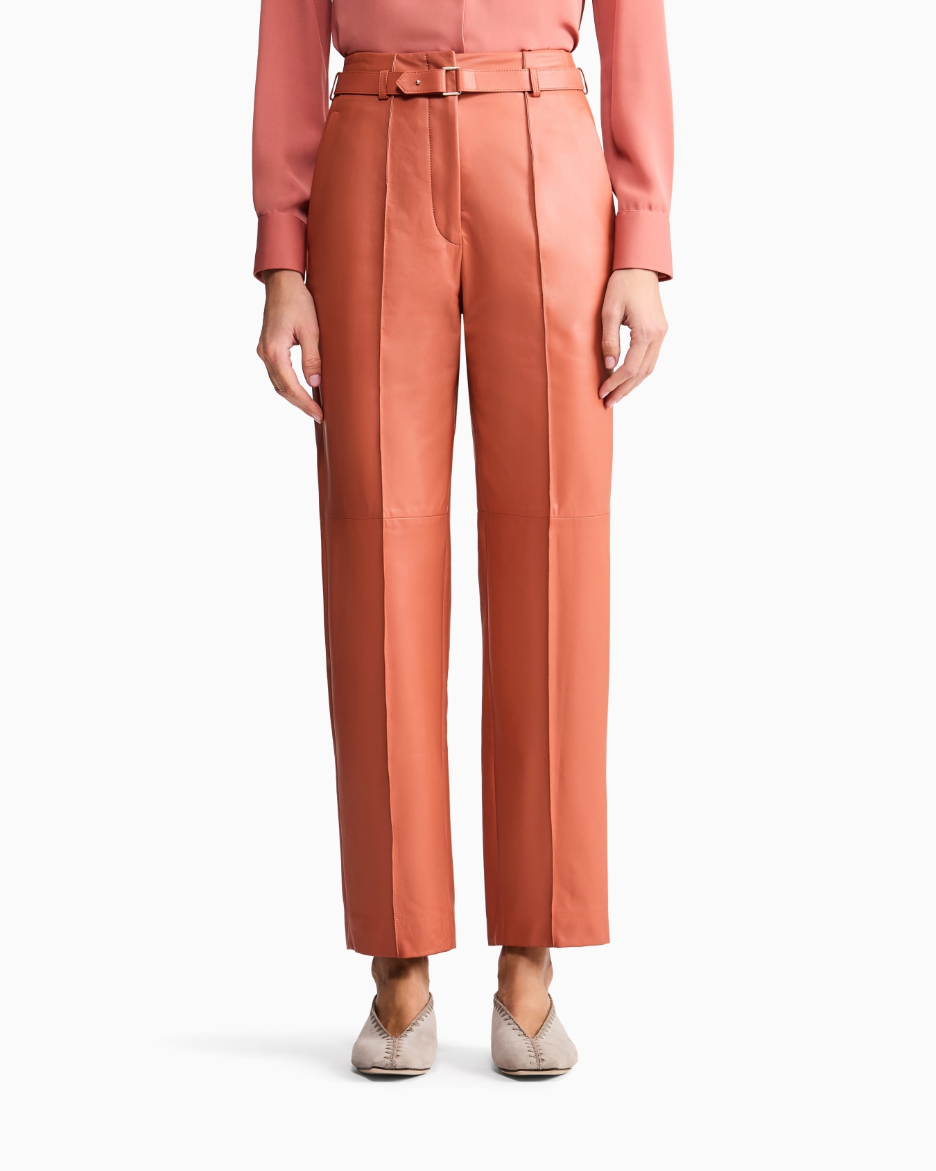 Nappa lambskin trousers Slide 3