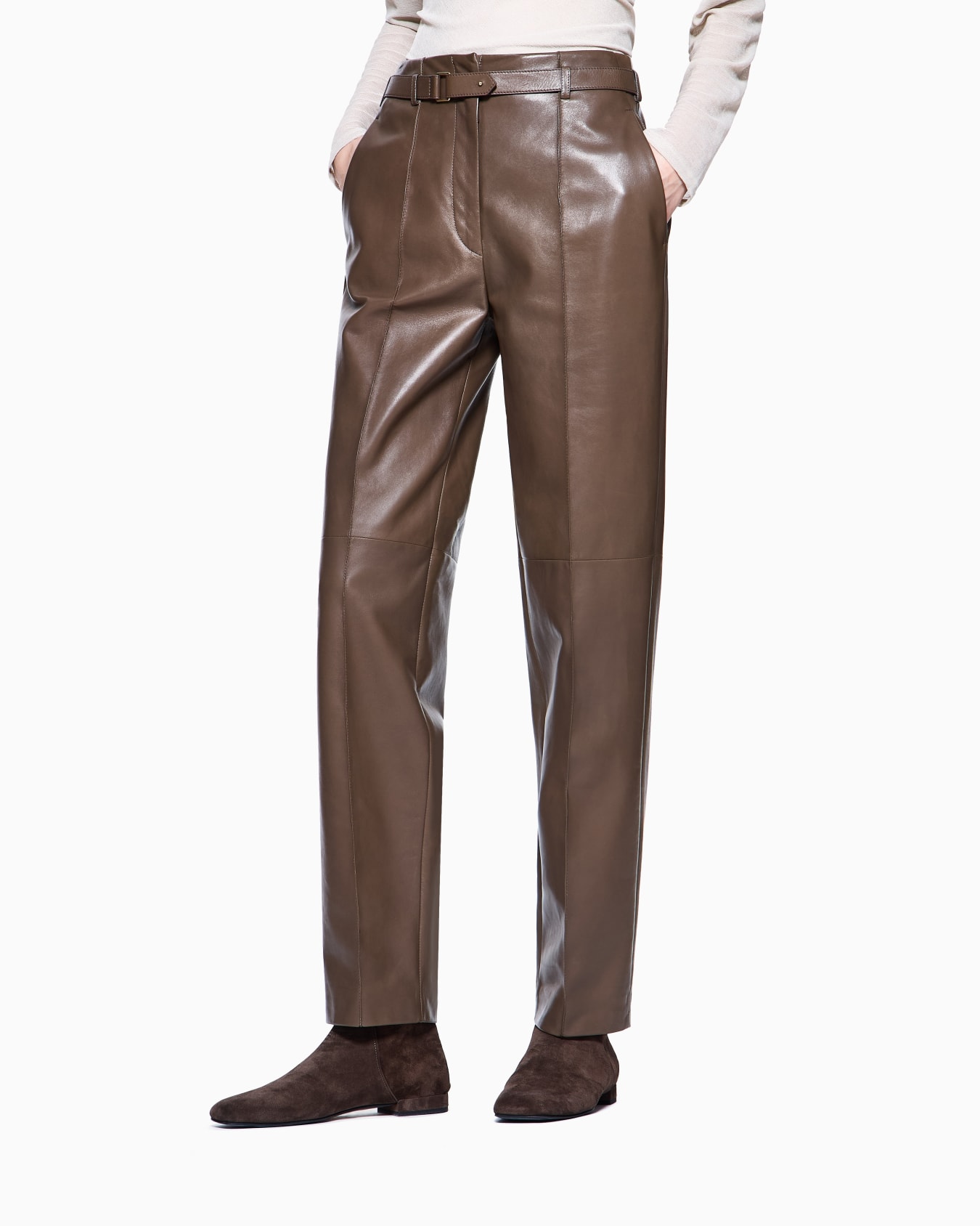 Nappa lambskin trousers Slide 3