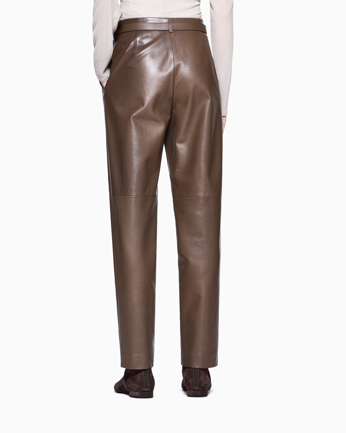 Nappa lambskin trousers Slide 2
