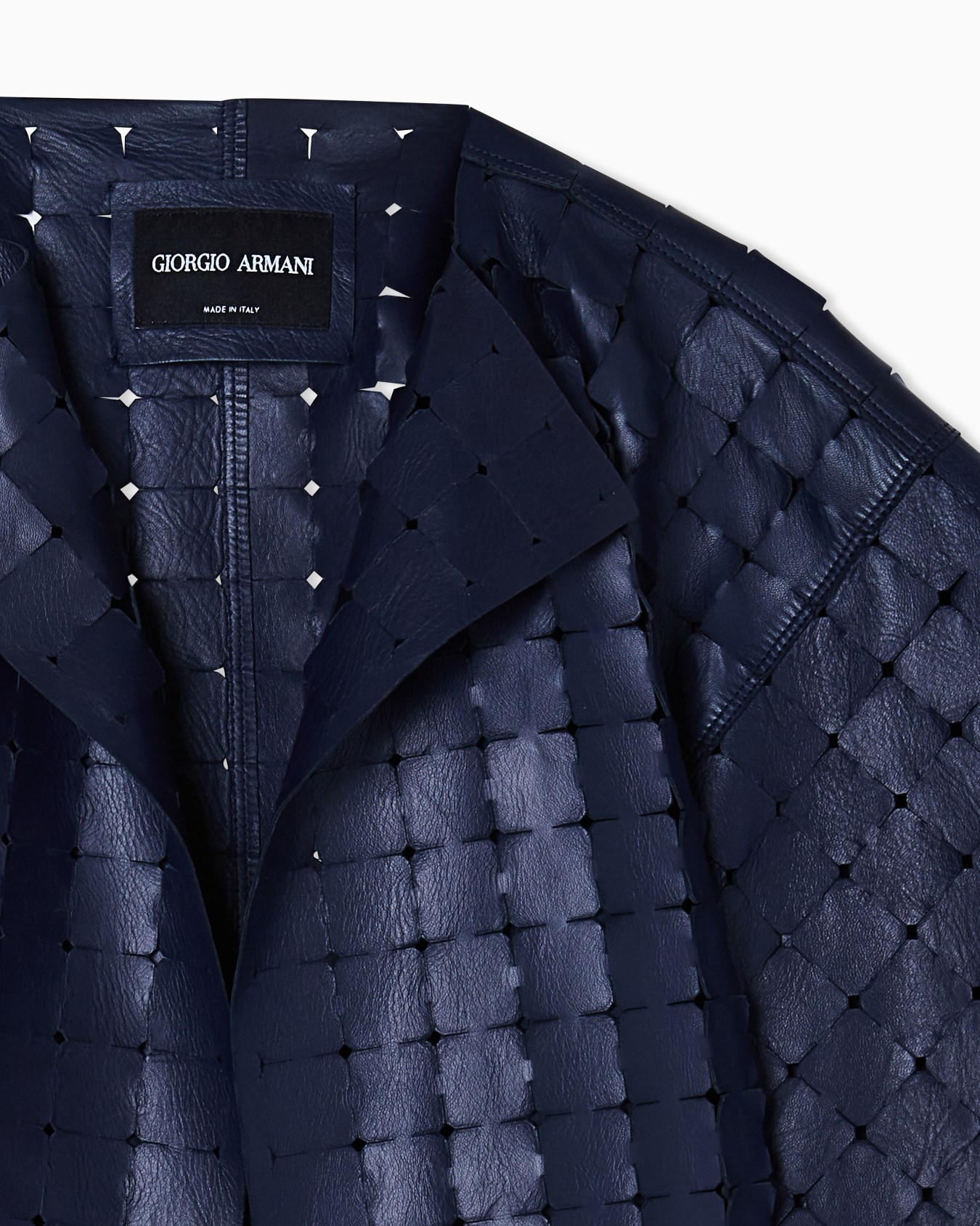 ASV carved nappa lambskin jacket Slide 5