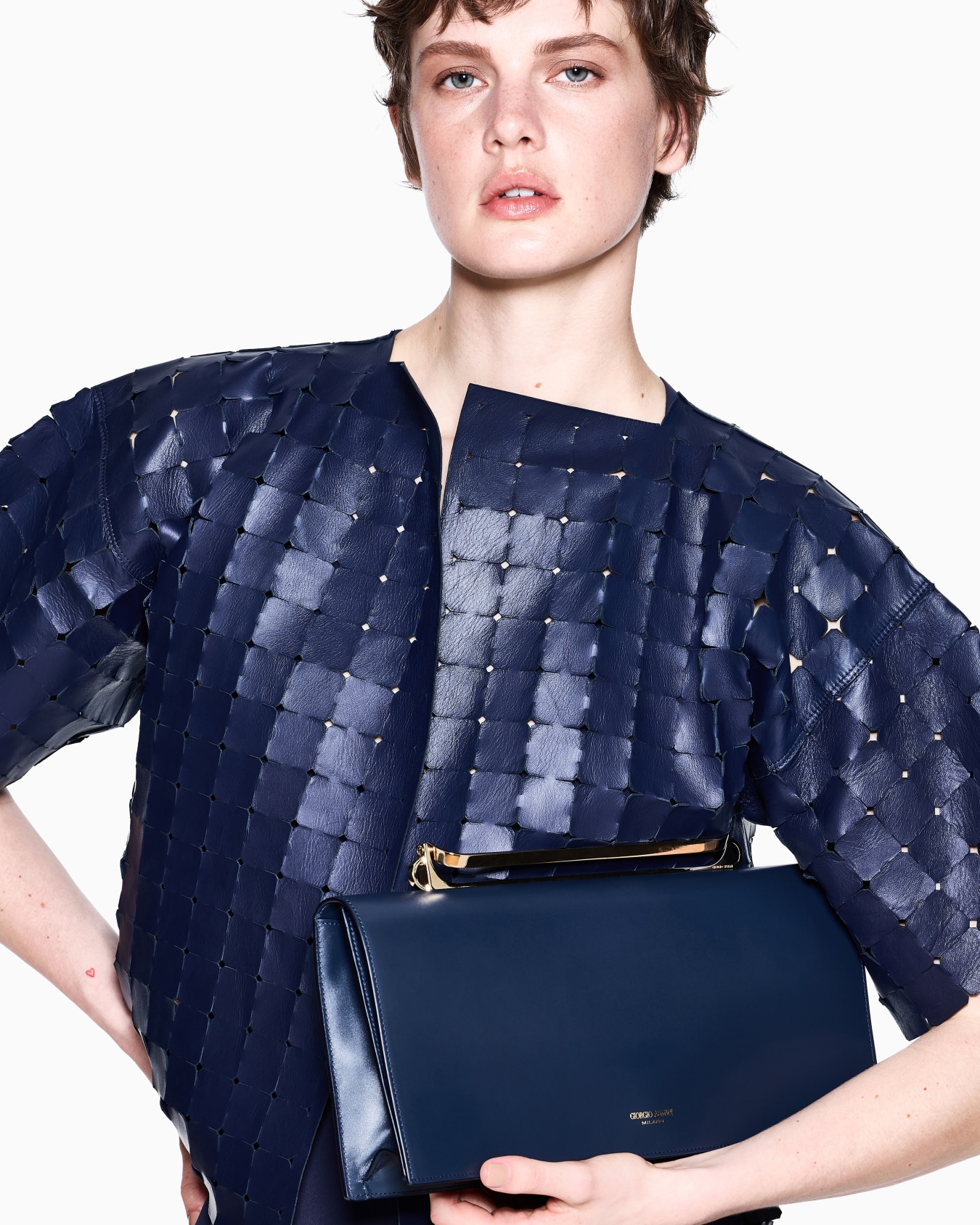 ASV carved nappa lambskin jacket Slide 4