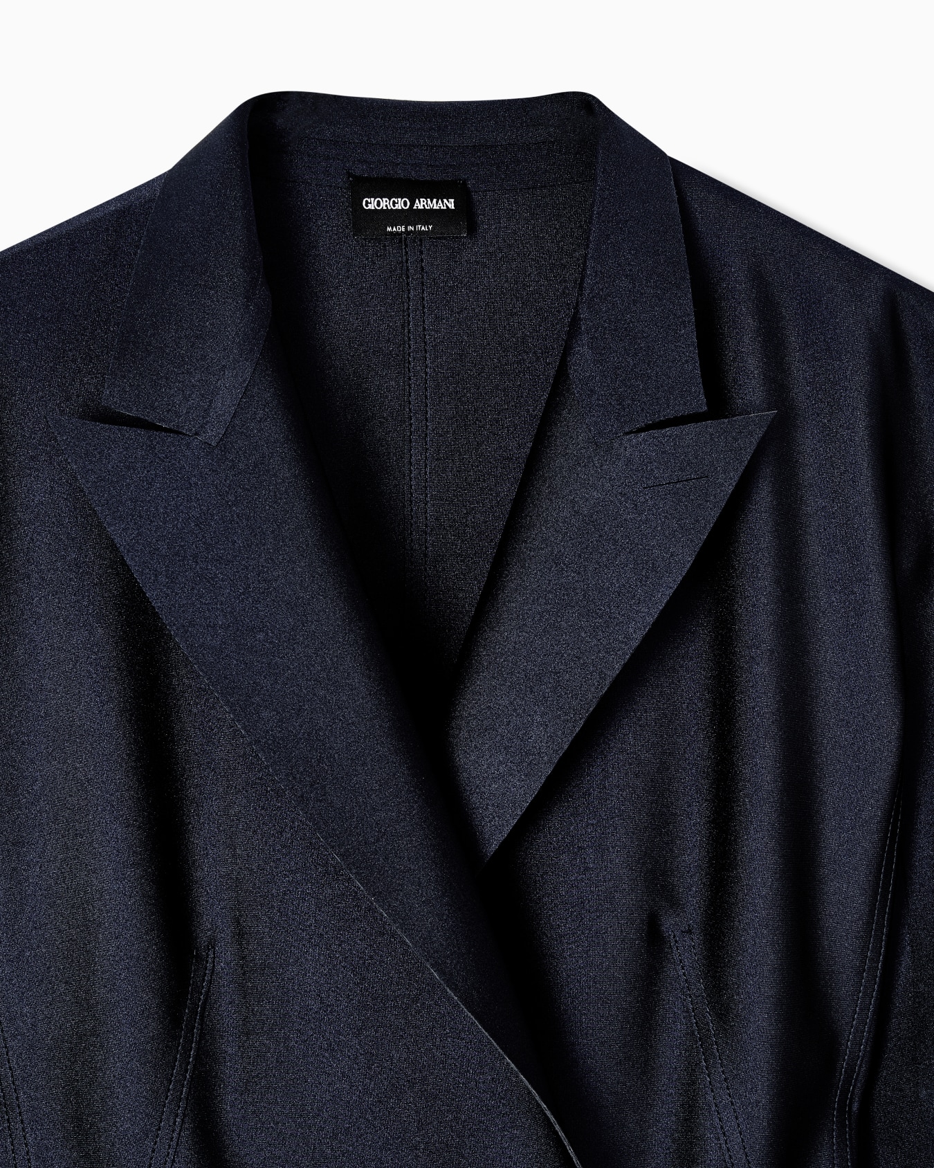 Double-breasted jacket in scuba jersey Slide 4