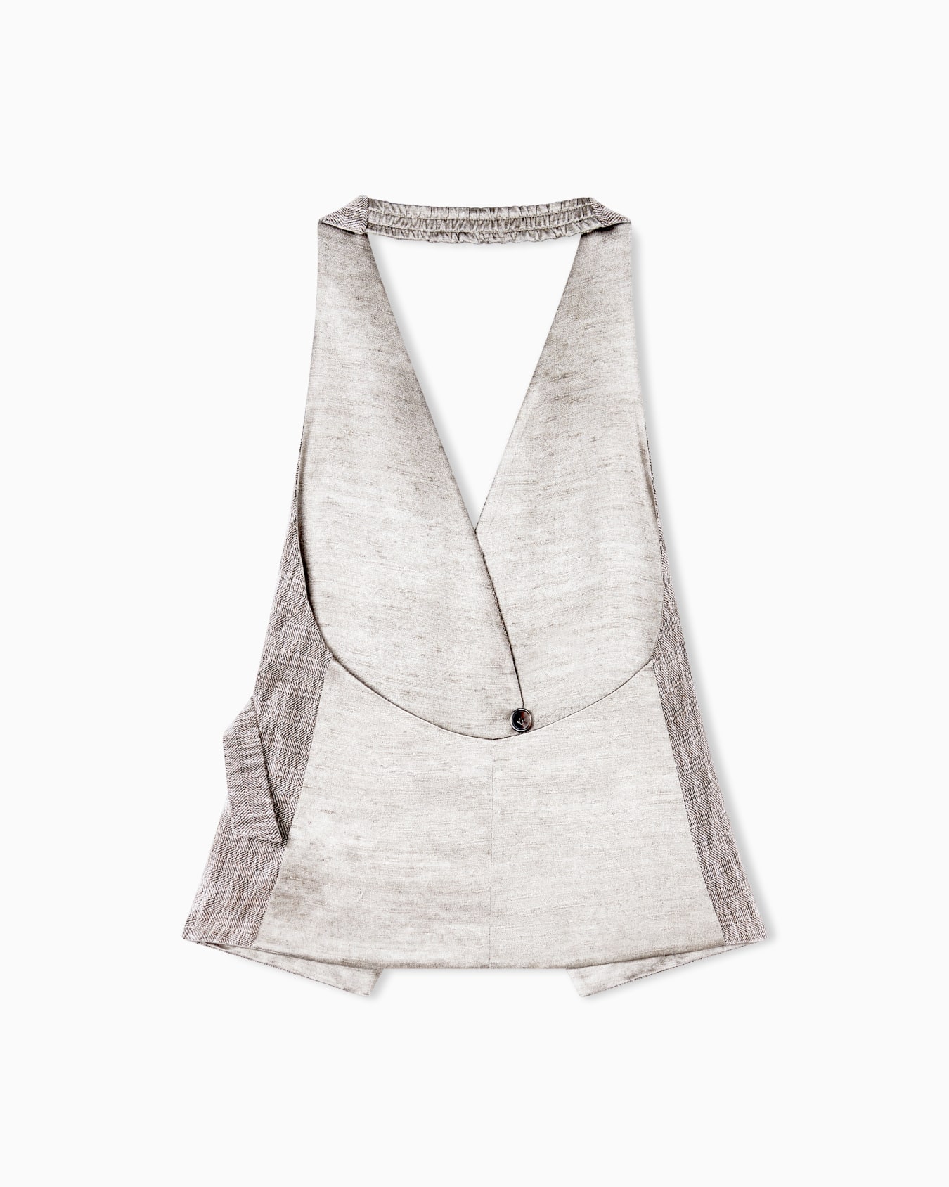 Gilet croisé en jersey à chevrons Diapositive 3