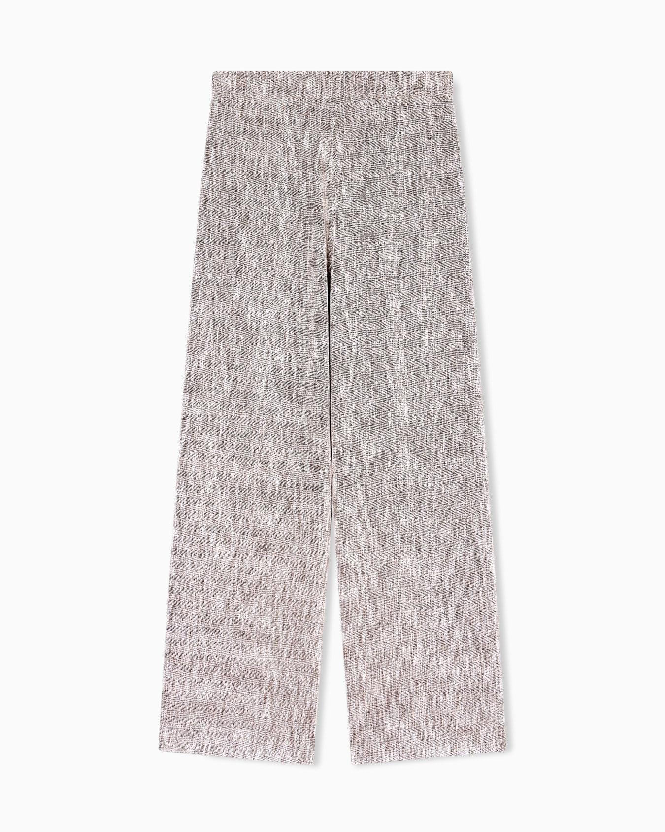 Chevron jersey trousers with pleats Slide 3