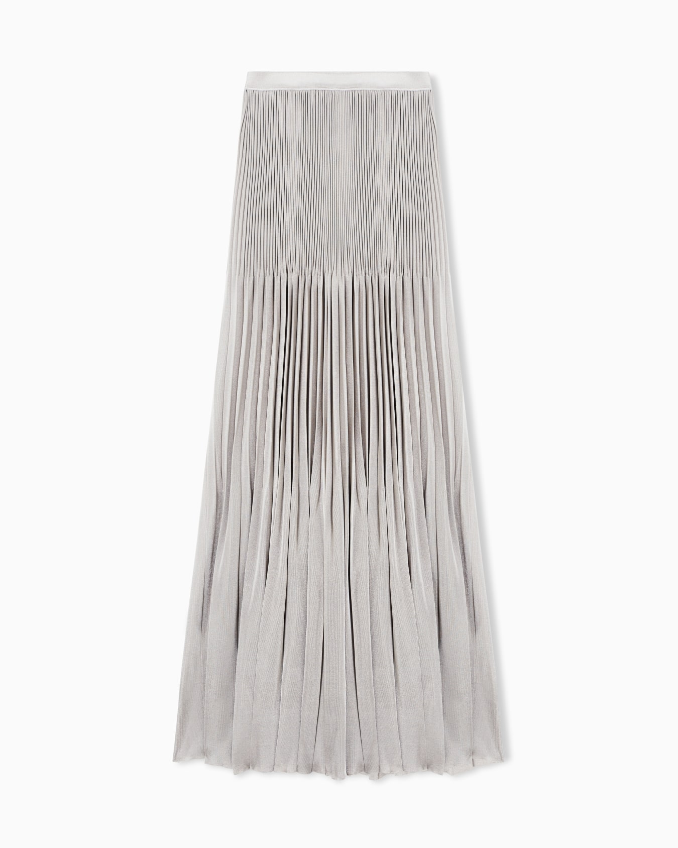 Pleated viscose oversized skirt Slide 0