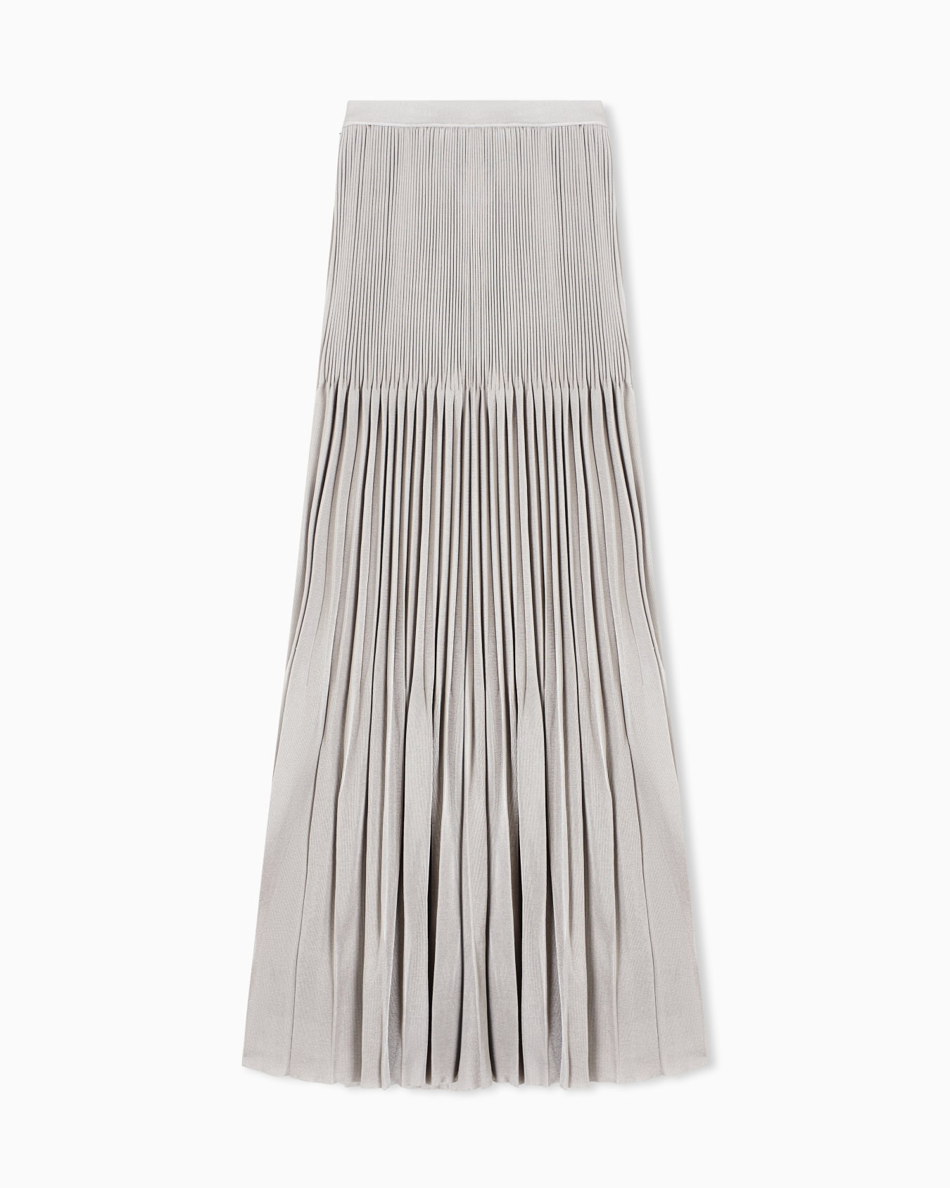 Pleated viscose oversized skirt Slide 3