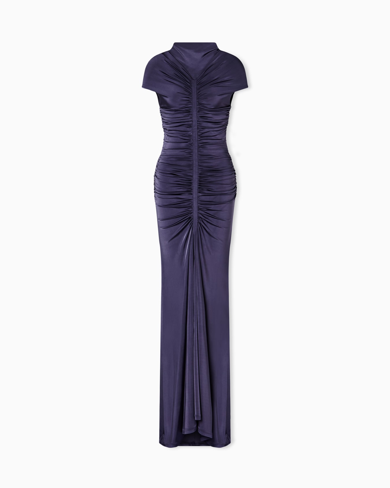 ASV shiny viscose jersey long dress Slide 0