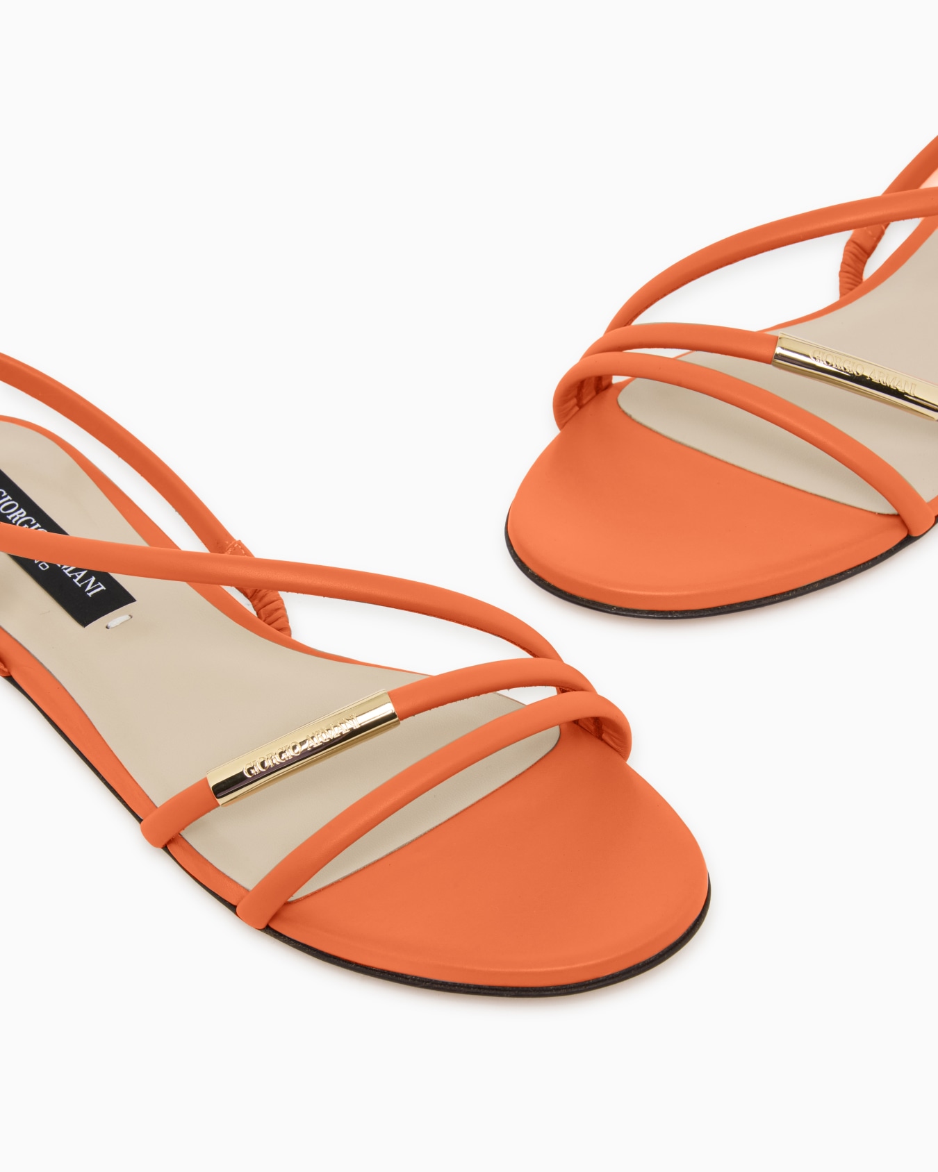 Flat leather sandals Slide 4