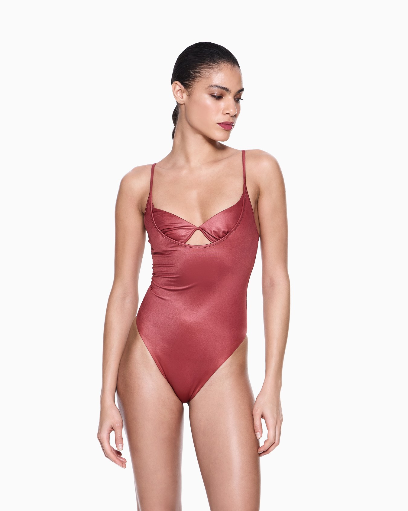 Balconette one-piece swimsuit Slide 1