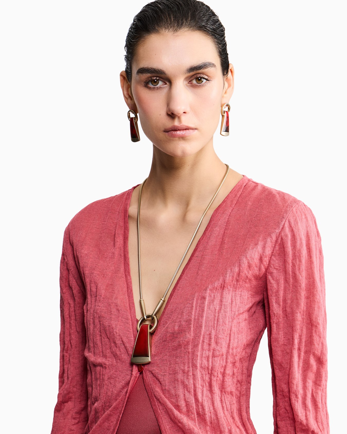 Collar con colgante de metal Diapositiva 2