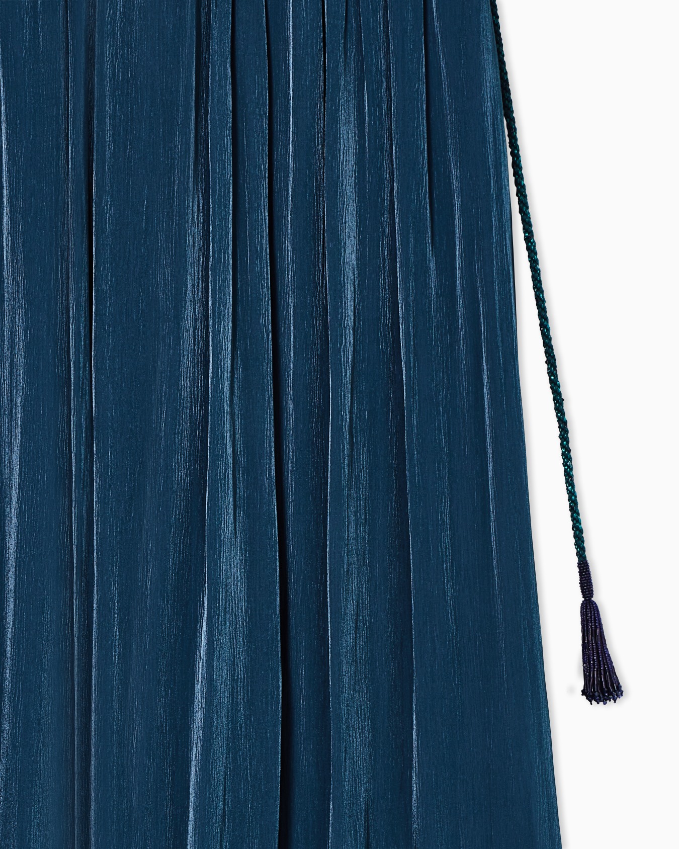 Long skirt in pleated fabric  Slide 4
