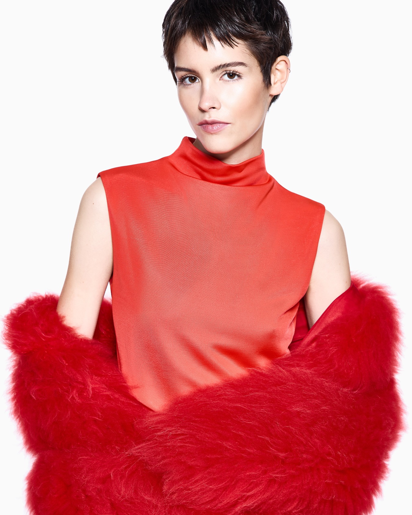 ASV viscose double-jersey dress Slide 3