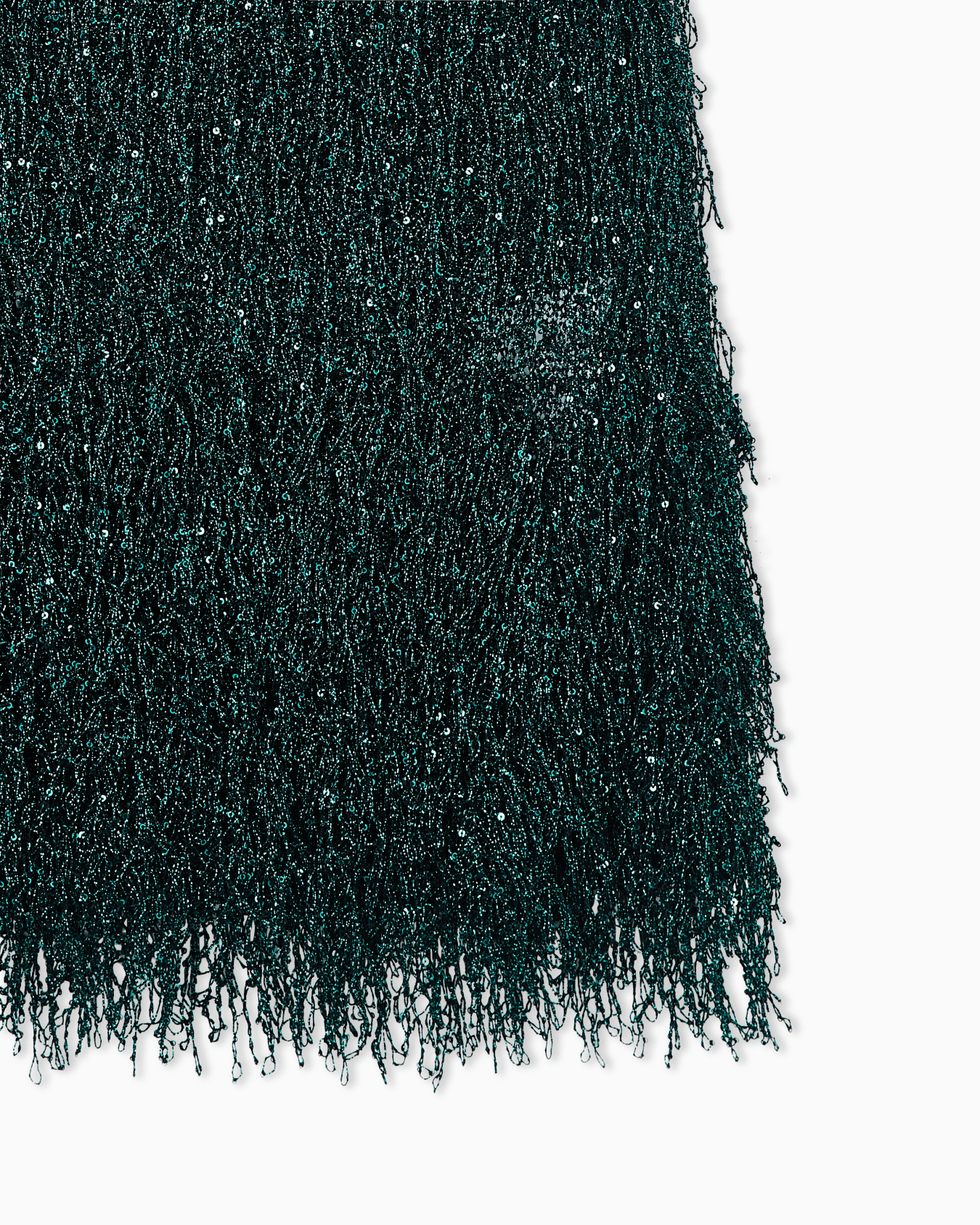 Lurex jersey top with fringes Slide 5