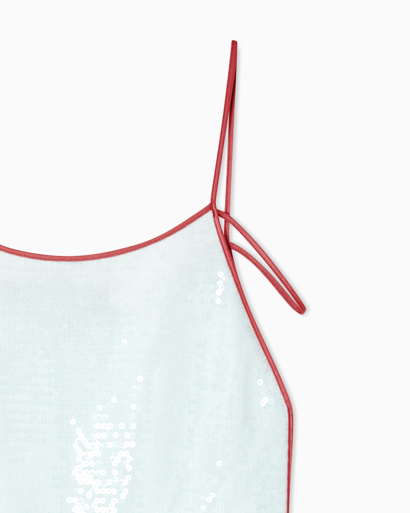 ASV silk and cotton midi dress with sequins Slide 4