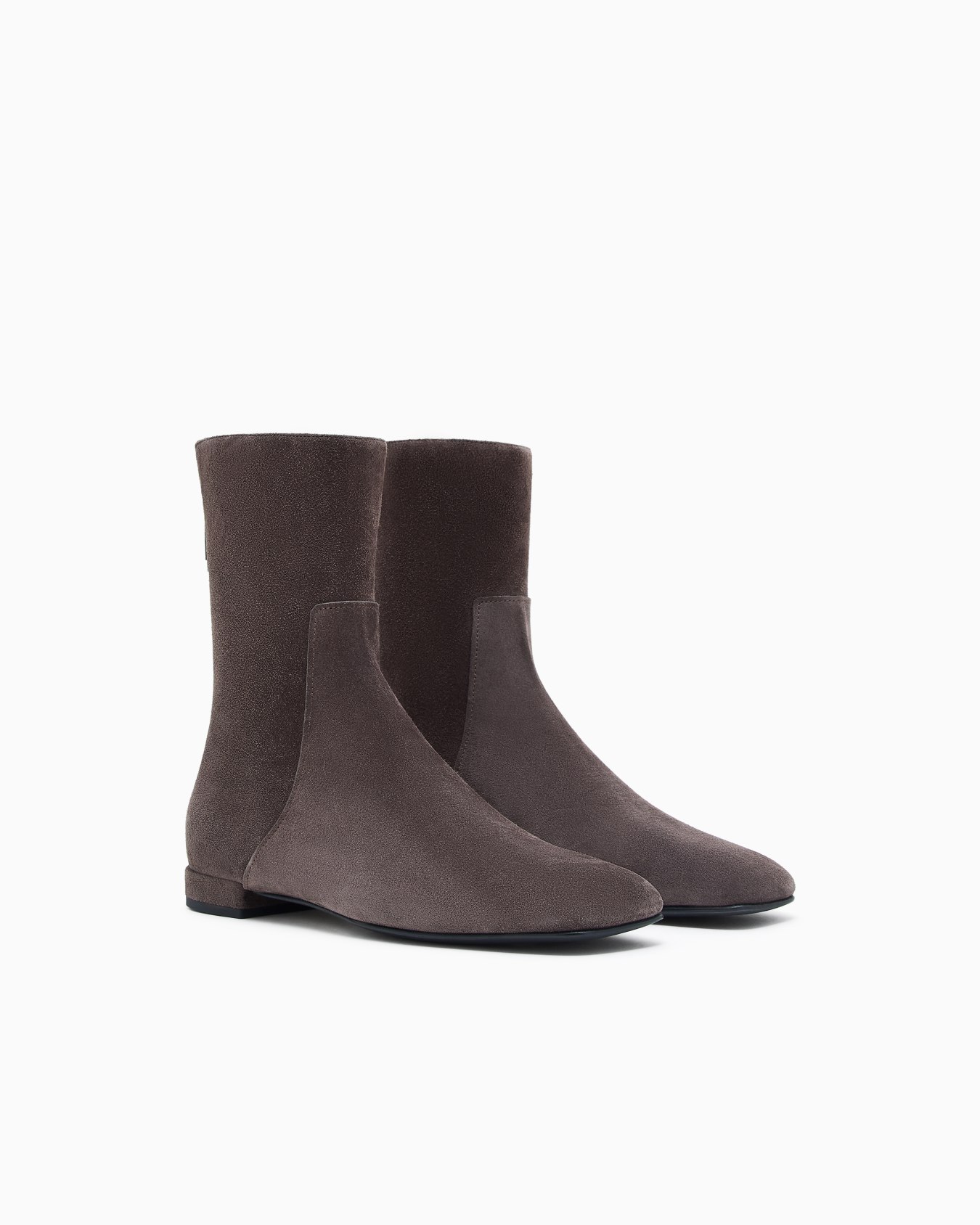 Suede ankle boots Slide 1
