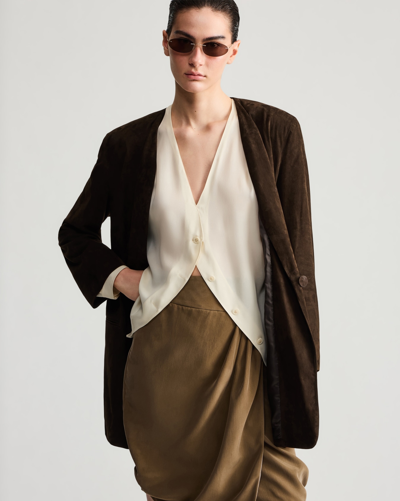  Armani/Archivio SS1990 wrap-effect skirt Slide 7