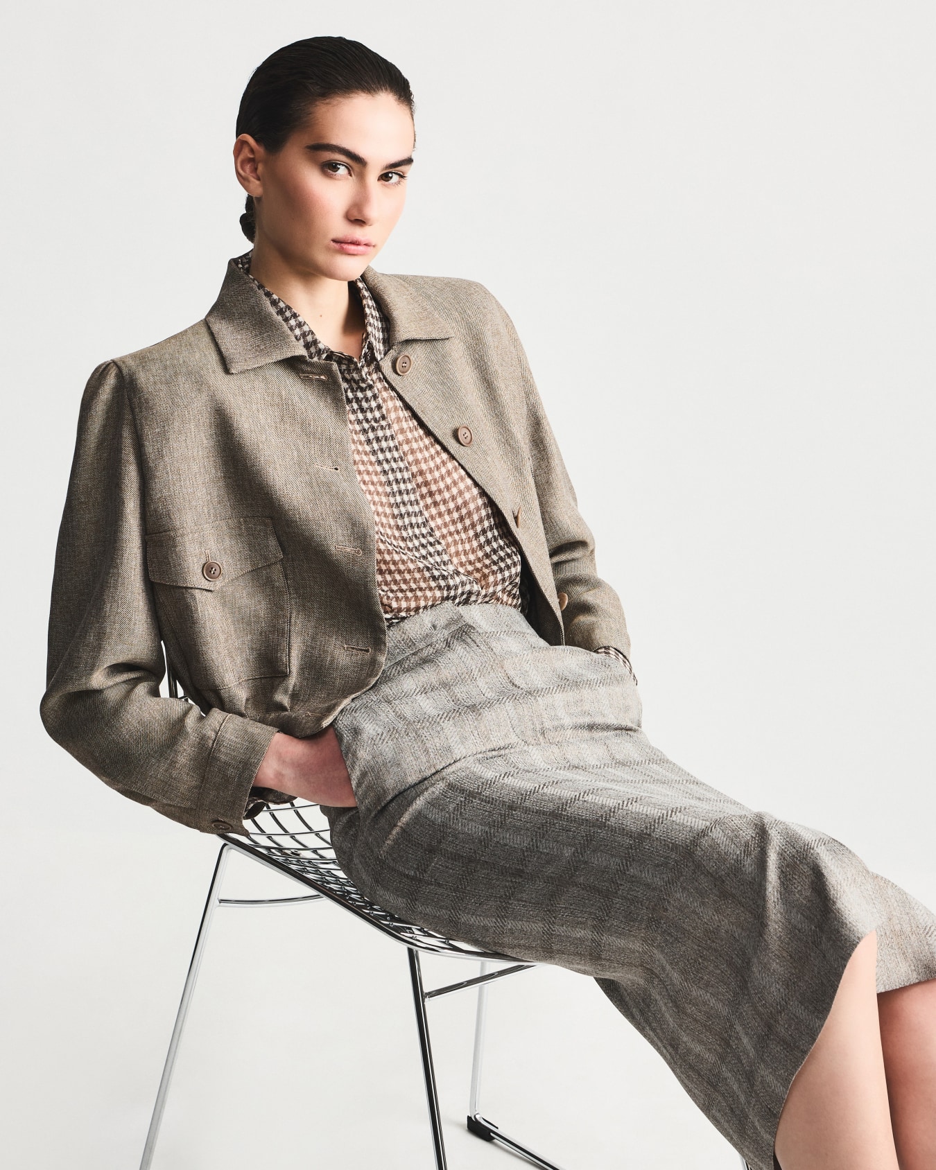  Armani/Archivio SS1983 midi skirt Slide 7